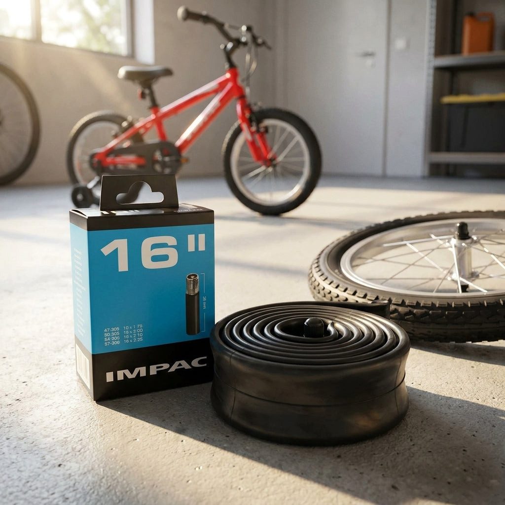 Impac Fahrradschlauch Impac Schlauch 16 AV - Autoventil 35 mm