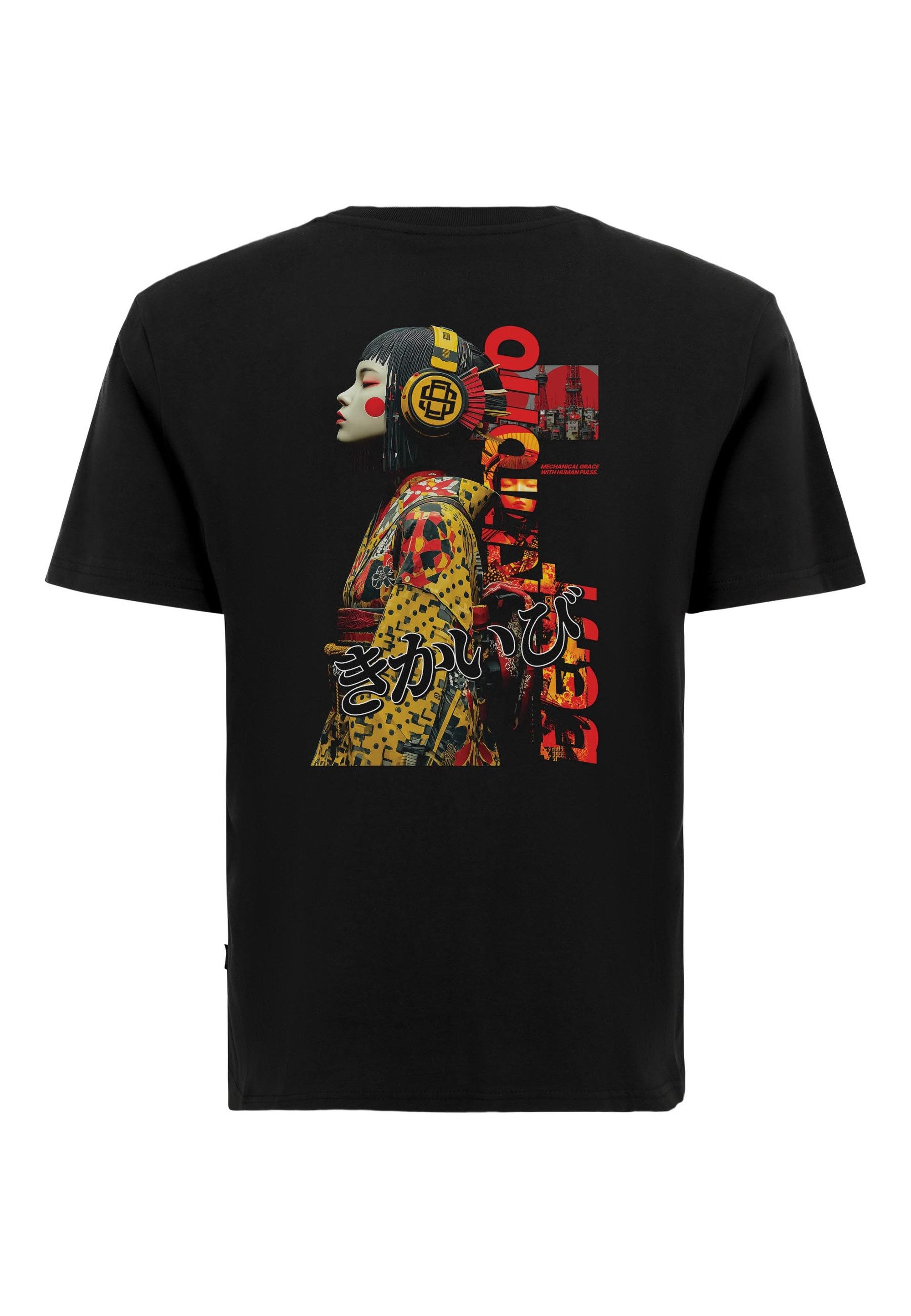Oldskull T-Shirt Asian Kimono Beat mit fernöstlichem Motiv