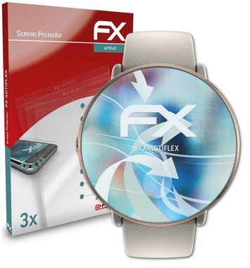 atFoliX Schutzfolie Displayschutzfolie für Polar Ignite 3, (3 Folien), Ultraklar und flexibel