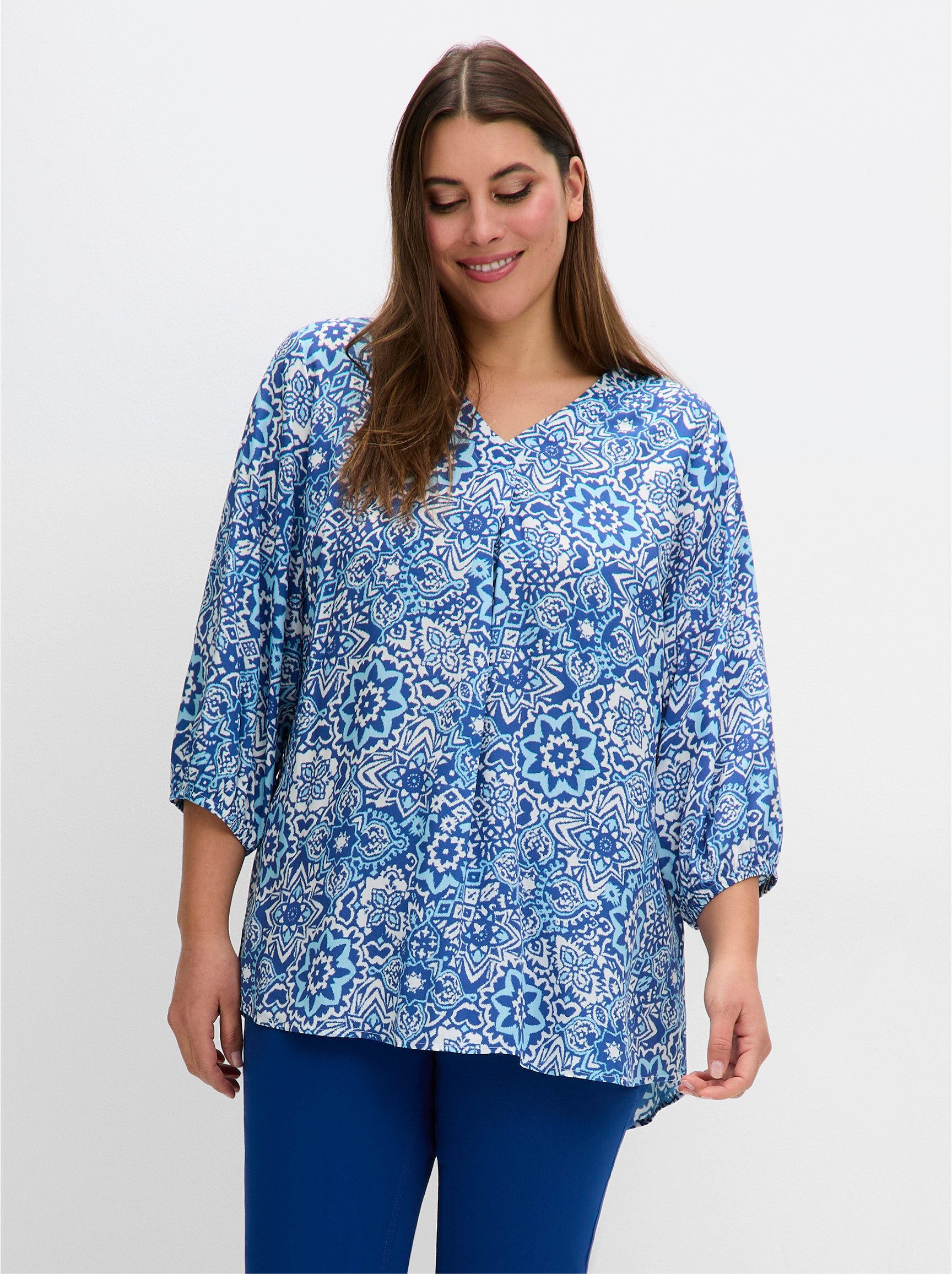 Sheego Klassische Bluse Tunika . günstig online kaufen