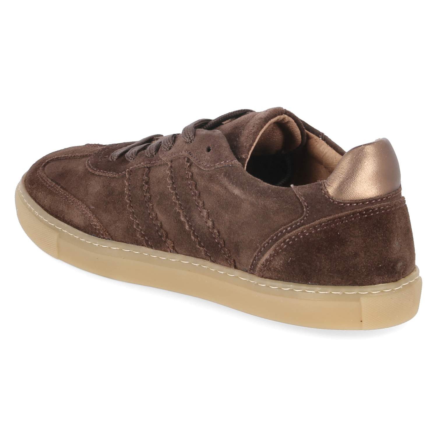 Fräulein Frida Fräulein Frida Silk 22 - Brunette Damen Rauleder brown Schnürschuh