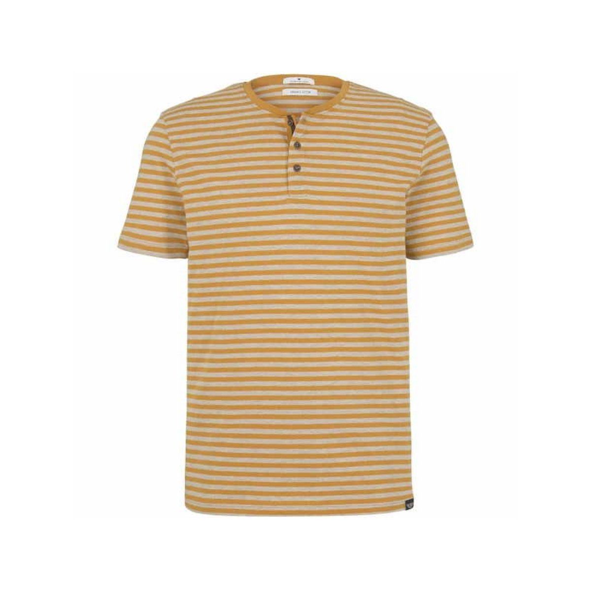 TOM TAILOR T-Shirt braun regular (1-tlg)