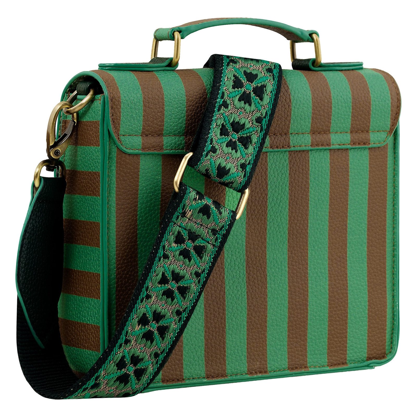 PiP Studio Schultertasche Frances Cross Body Bag Small, mit Metallpatch auf der Vorderseite