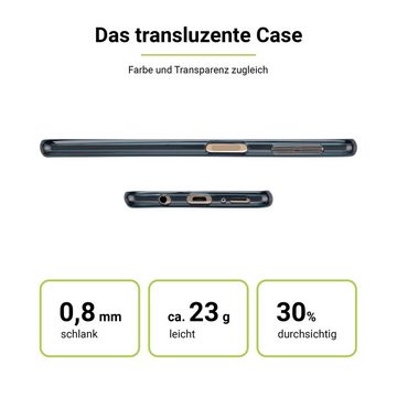Artwizz Smartphone-Hülle Artwizz NoCase - Artwizz NoCase - Ultra dünne, elastische Schutzhülle aus TPU für Galaxy A7 (2018), Spaceblue