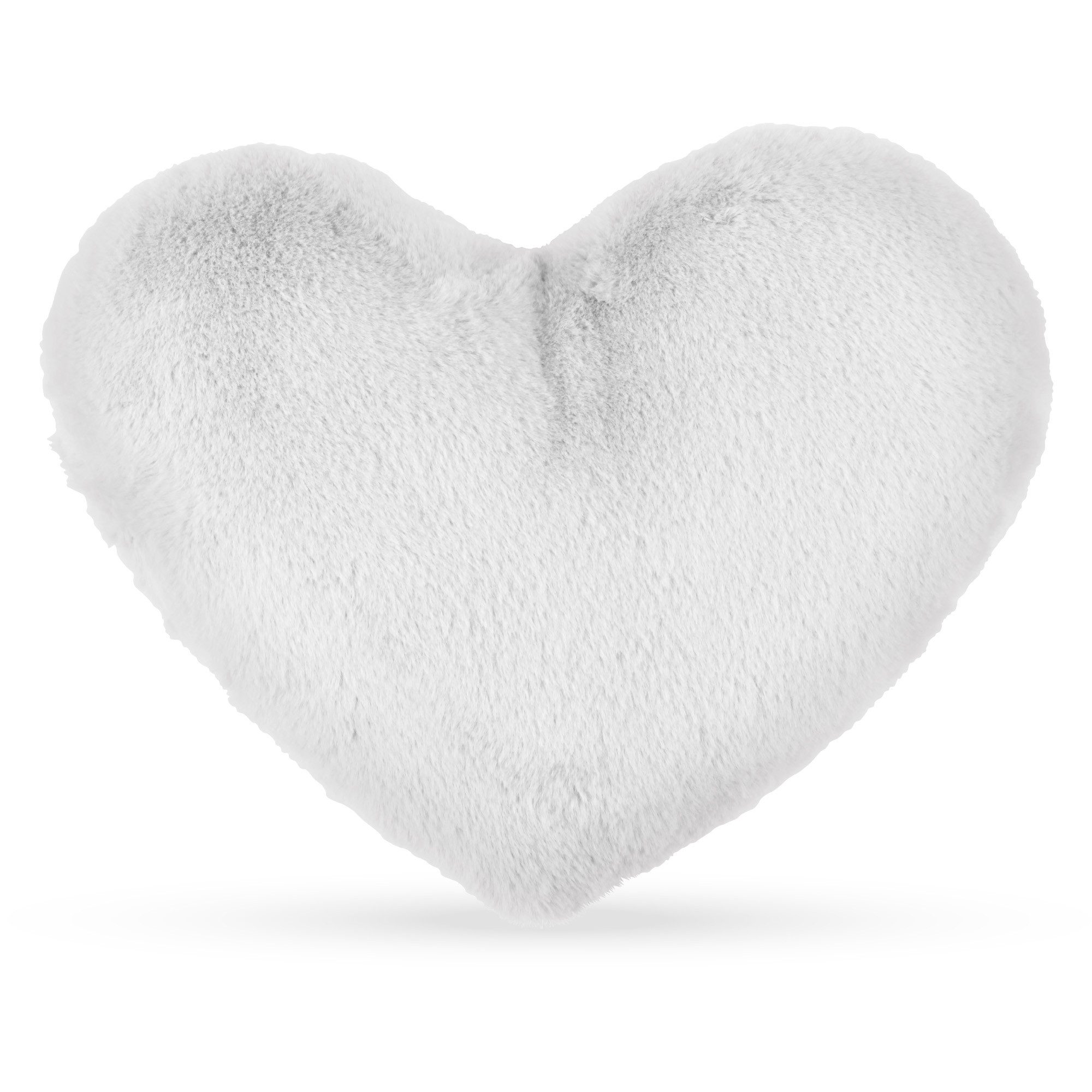 Bestlivings Dekokissen in Herzform Plüsch 30x40x12cm, Weiches Dekokissen, Sofakissen – Valentinstagsgeschenk in Herzform