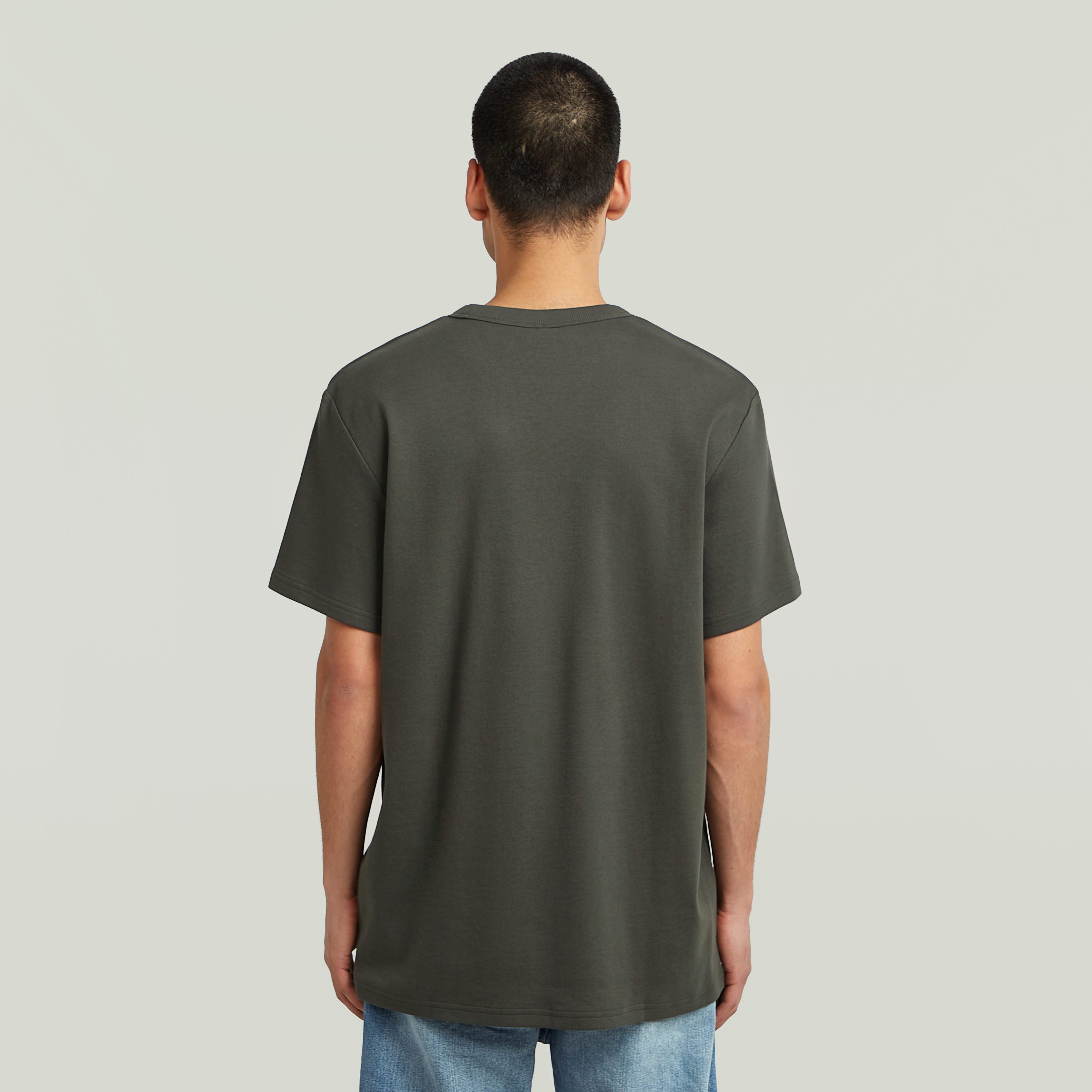 G-STAR T-Shirt Nifous Rundhals, mit Rippeinsatz – Bild 3 von 5