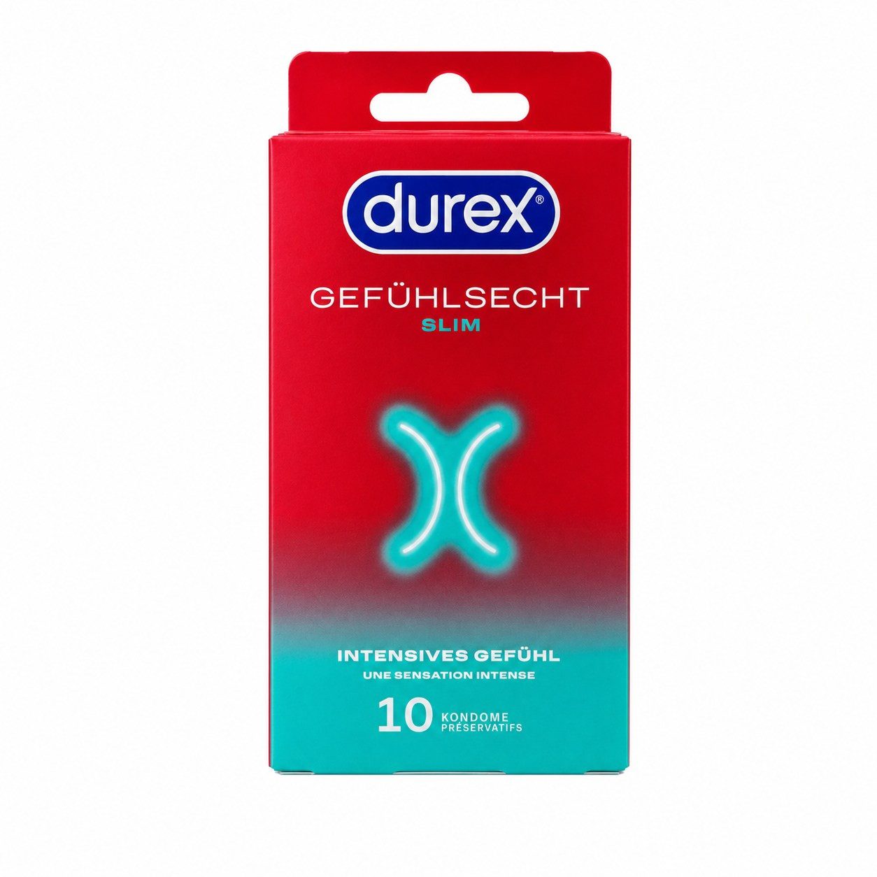 durex Kondome DUREX Gefühlsecht Slim Kondome 52,5mm - 10 Stück