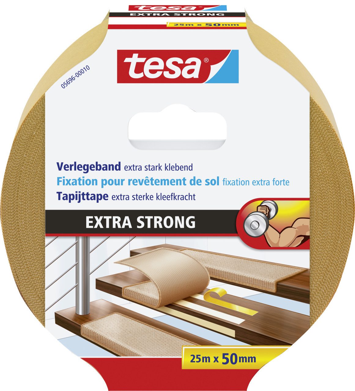 Verlegeband tesa Verlegeband 25 m x 50 mm, extra stark klebend