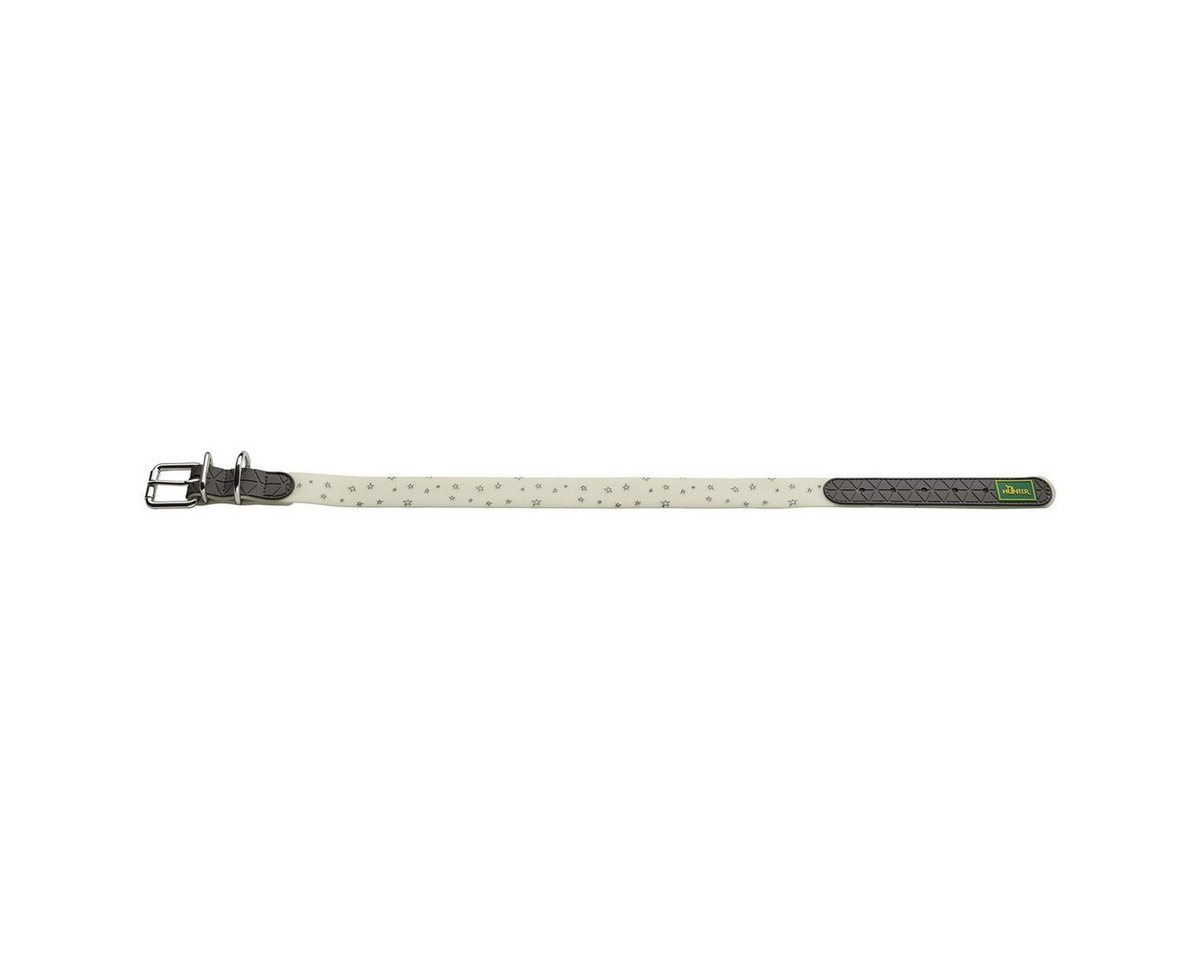 Thumbnail - Hunter Tierbedarf Hunde-Halsband Halsband Convenience Reflect Glow weiß mit reflektierenden Sternen
