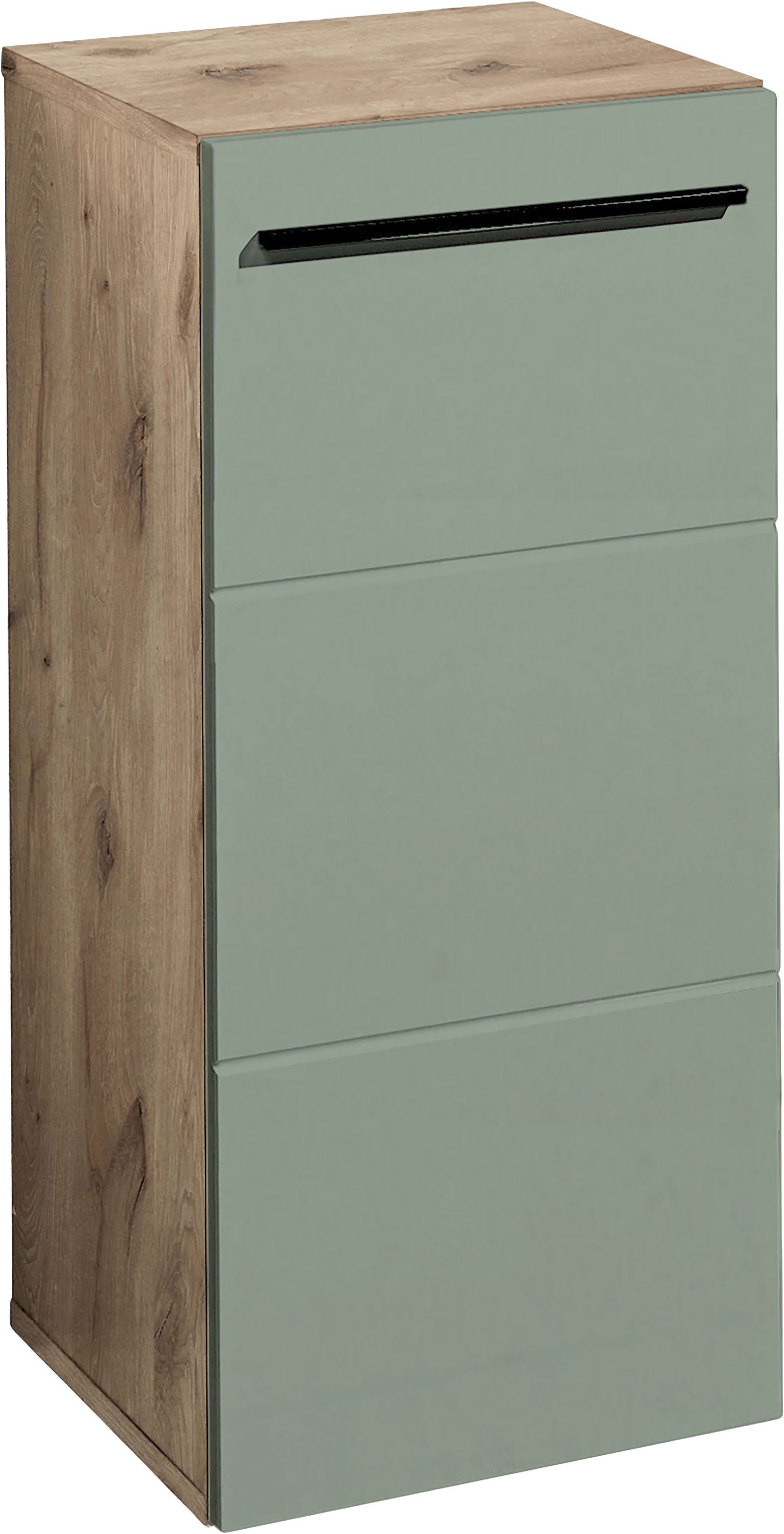 BASIC by Balculina Midischrank Vista BxHxT 34x72x31 cm (1-St) Breite 34cm, Kunststoffgriffe, Made in Europa