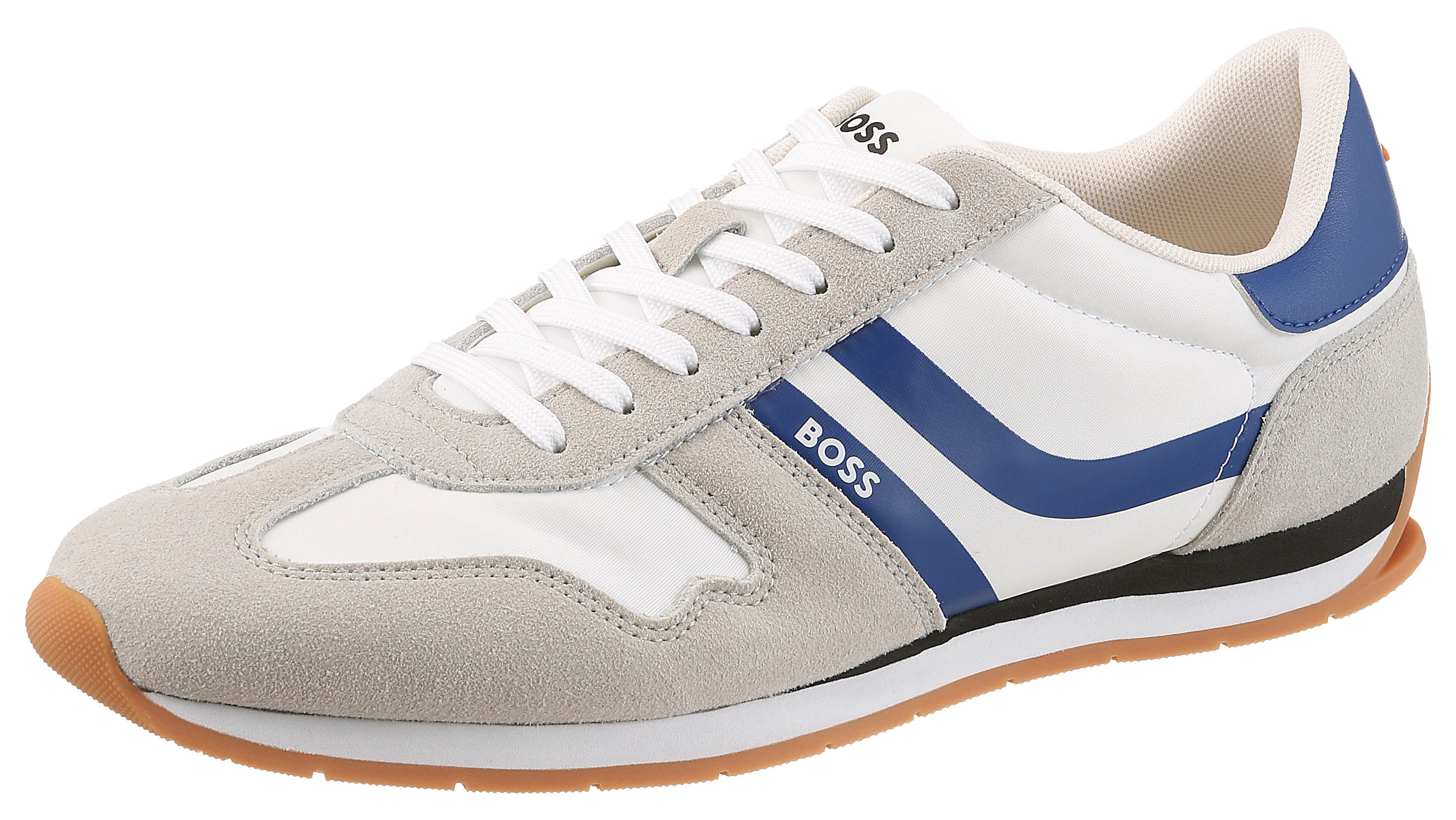 BOSS ORANGE Levon_Runn_ Sneaker Freizeitschuh, Halbschuh, Schnürschuh mit Kontrastbesätzen