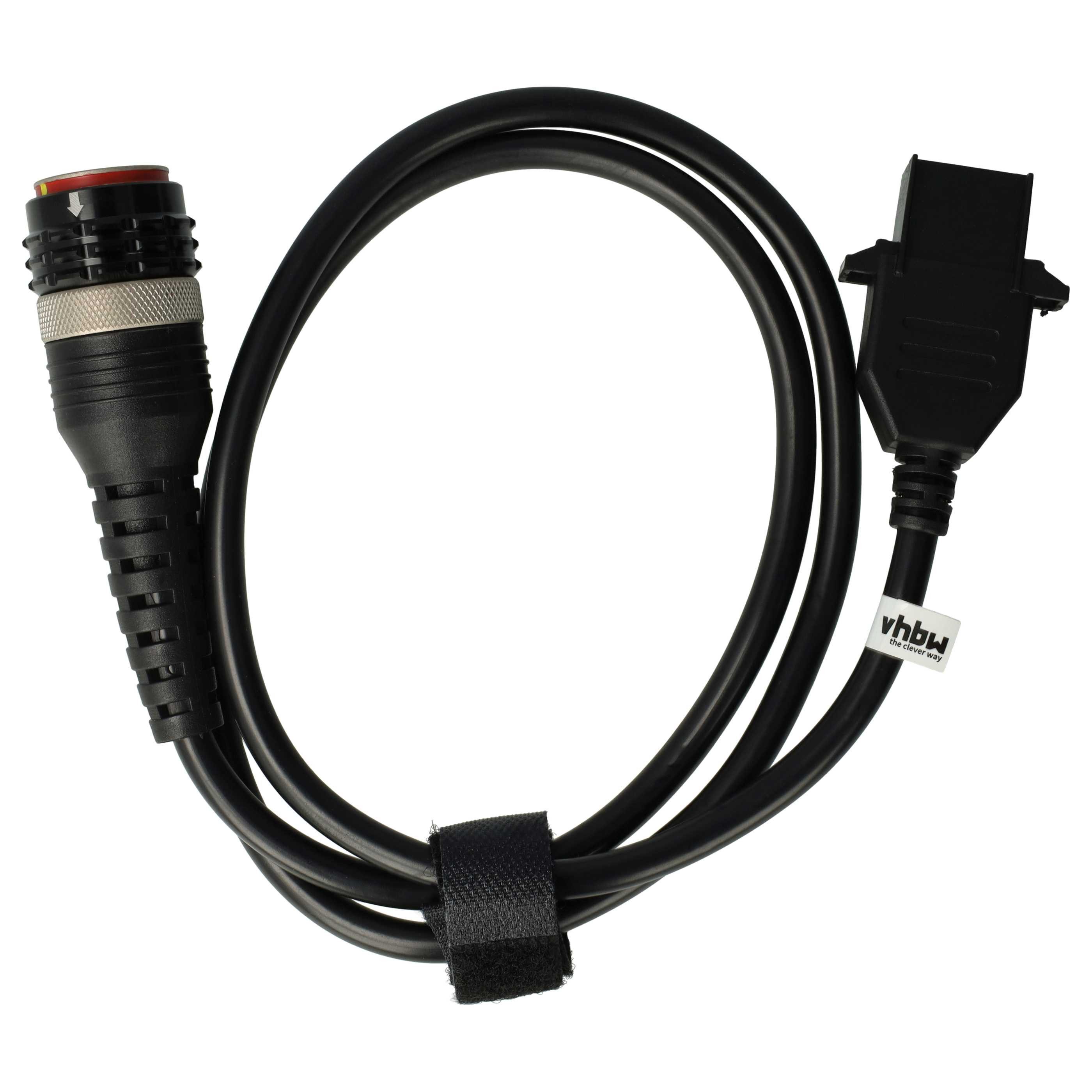 vhbw passend für Volvo Vocom 1, Vocom 2, Vocom I, 88890300, 88894000 Adapter 26 Pin Stecker, OBD1 8Pin