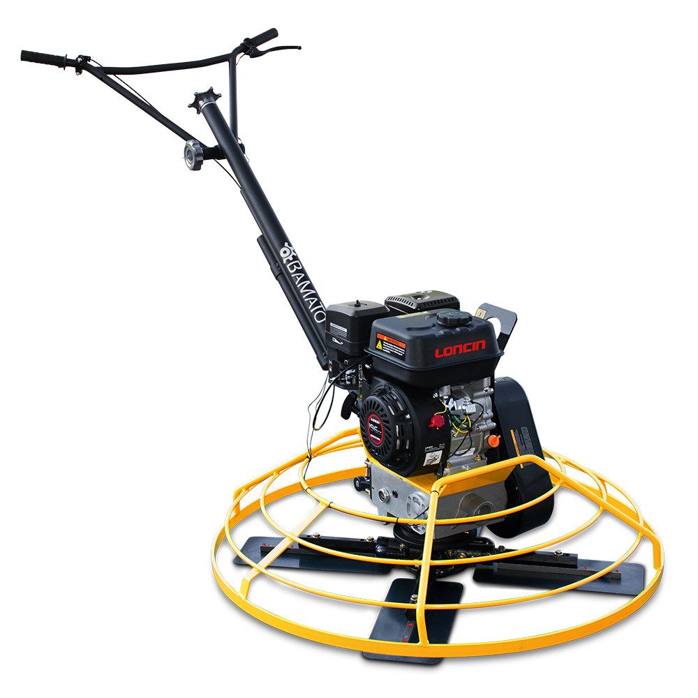 BAMATO Glättekelle - Betonglätter BPT-960 Flügelglätter Estrichglätter 4,1 kW (1-St) 910mm Rotor, 196cm³, 4 Flügel, 0-15° Blattwinkel, Glättmaschine