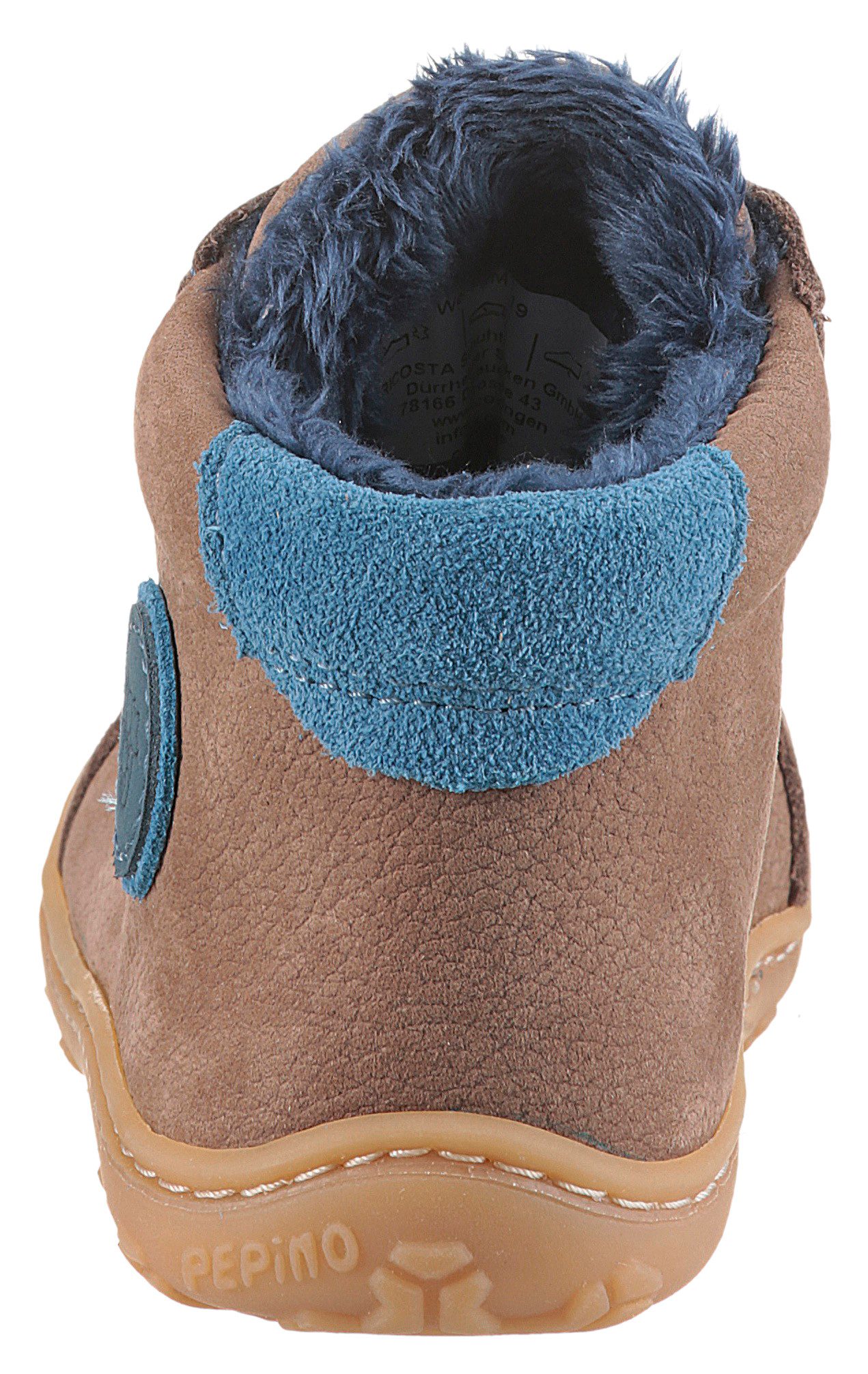 PEPINO by RICOSTA GEORGIE 50, WMS: mittel Lauflernschuh Winterschuh mit Weiten-Meßsystem, Größenschablone zum Download