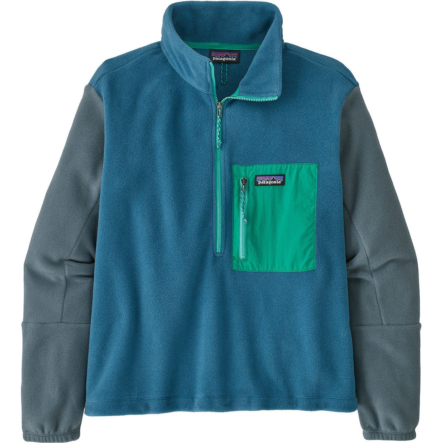 Patagonia Softshelljacke Schlupfjacke W MICRODINI 1/2 ZIP PULLOVER