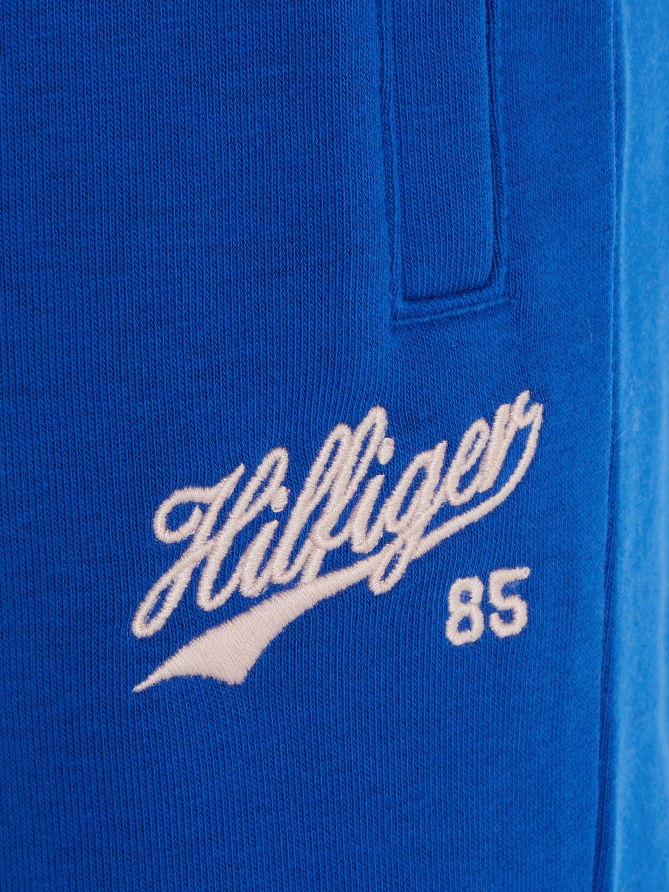 Tommy Ultra mit HILFIGER WIDE Blue Logo-Stickereien Hilfiger Sweathose SWEATPANT SCRIPT