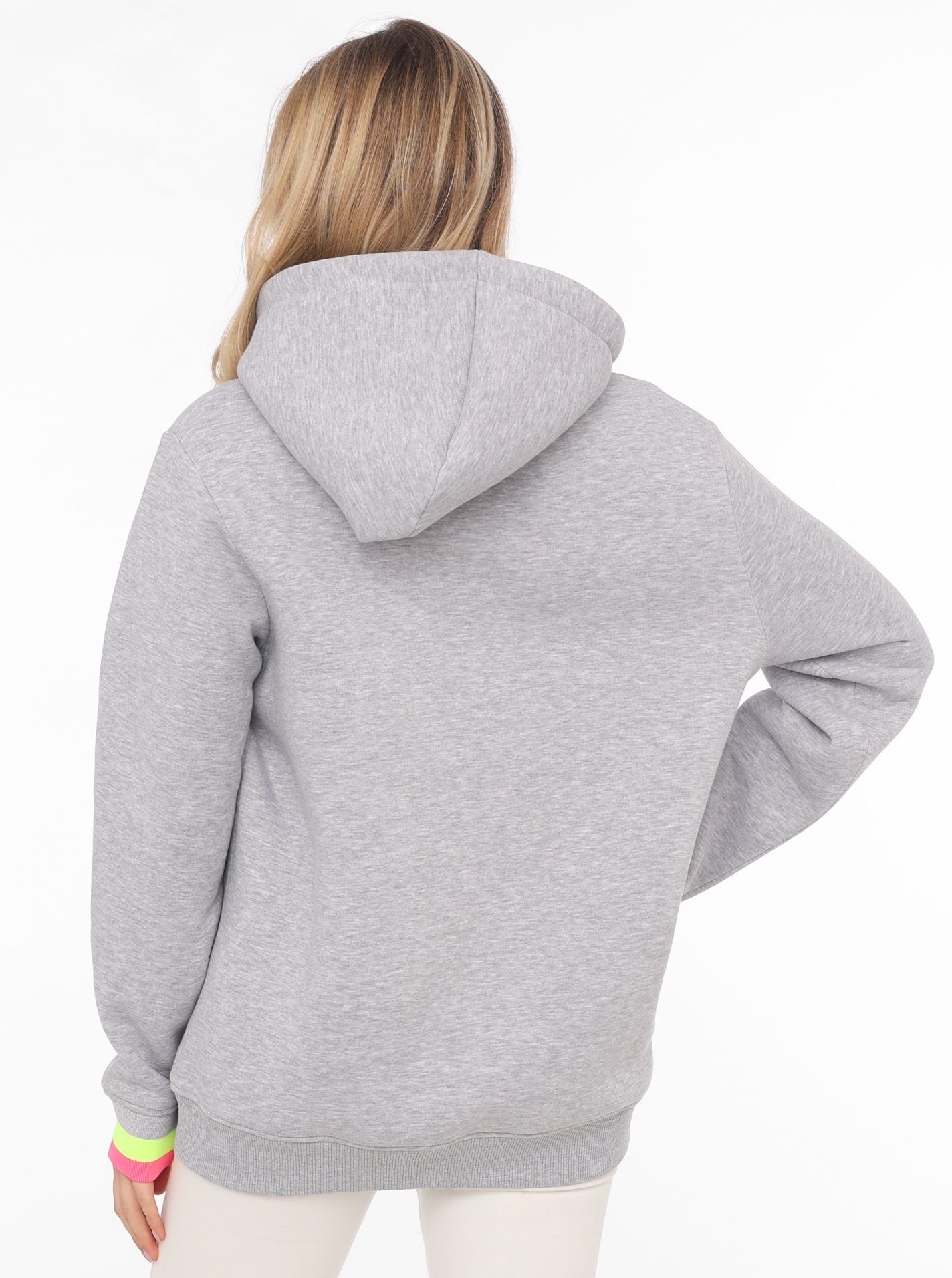 Zwillingsherz Hoodie Hoodie "Optimism" Kapuze, Neon-Details, günstig online kaufen