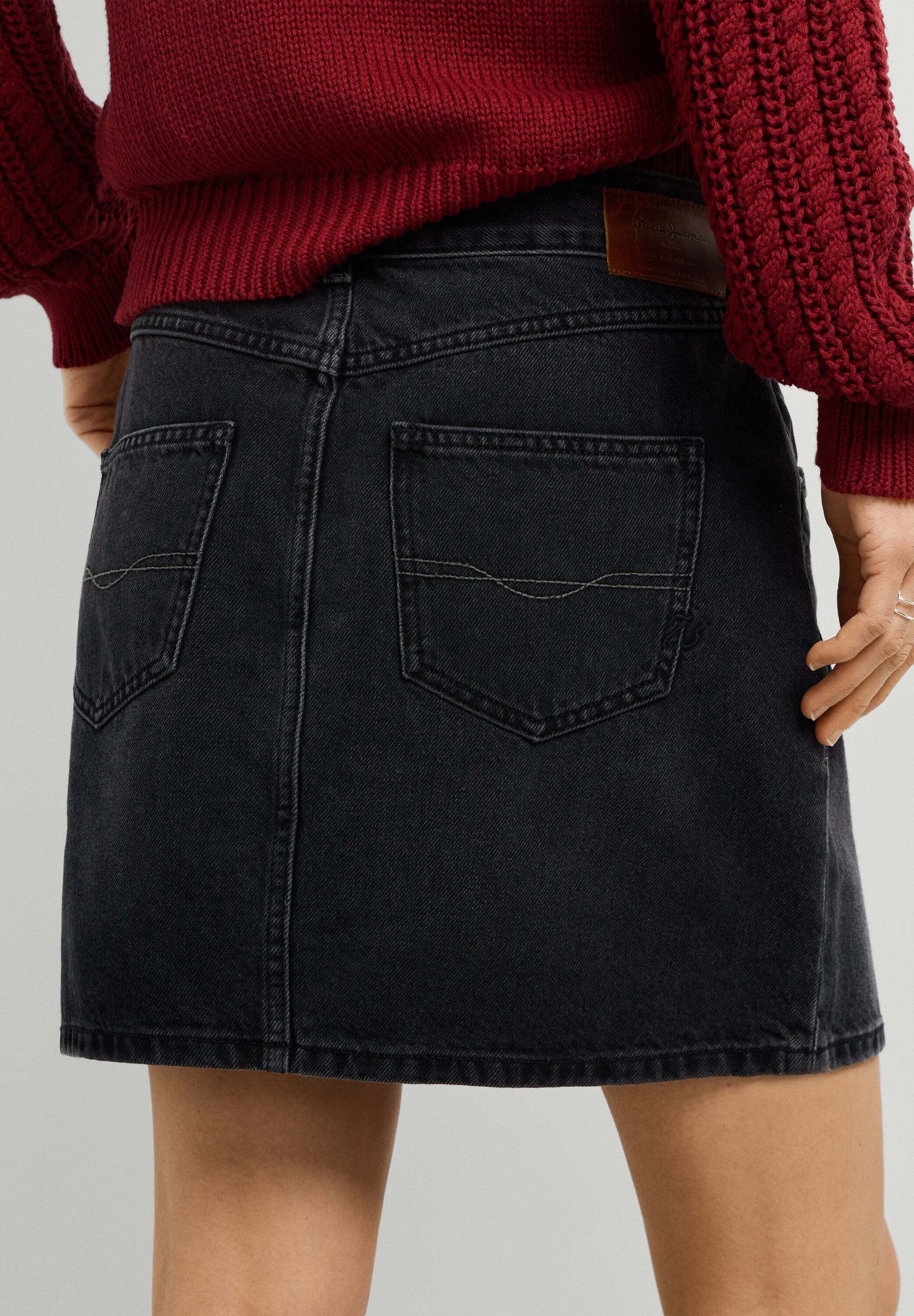 Pepe Jeans Jeansrock denim skirt CRAFT MINI SKIRT BLACK