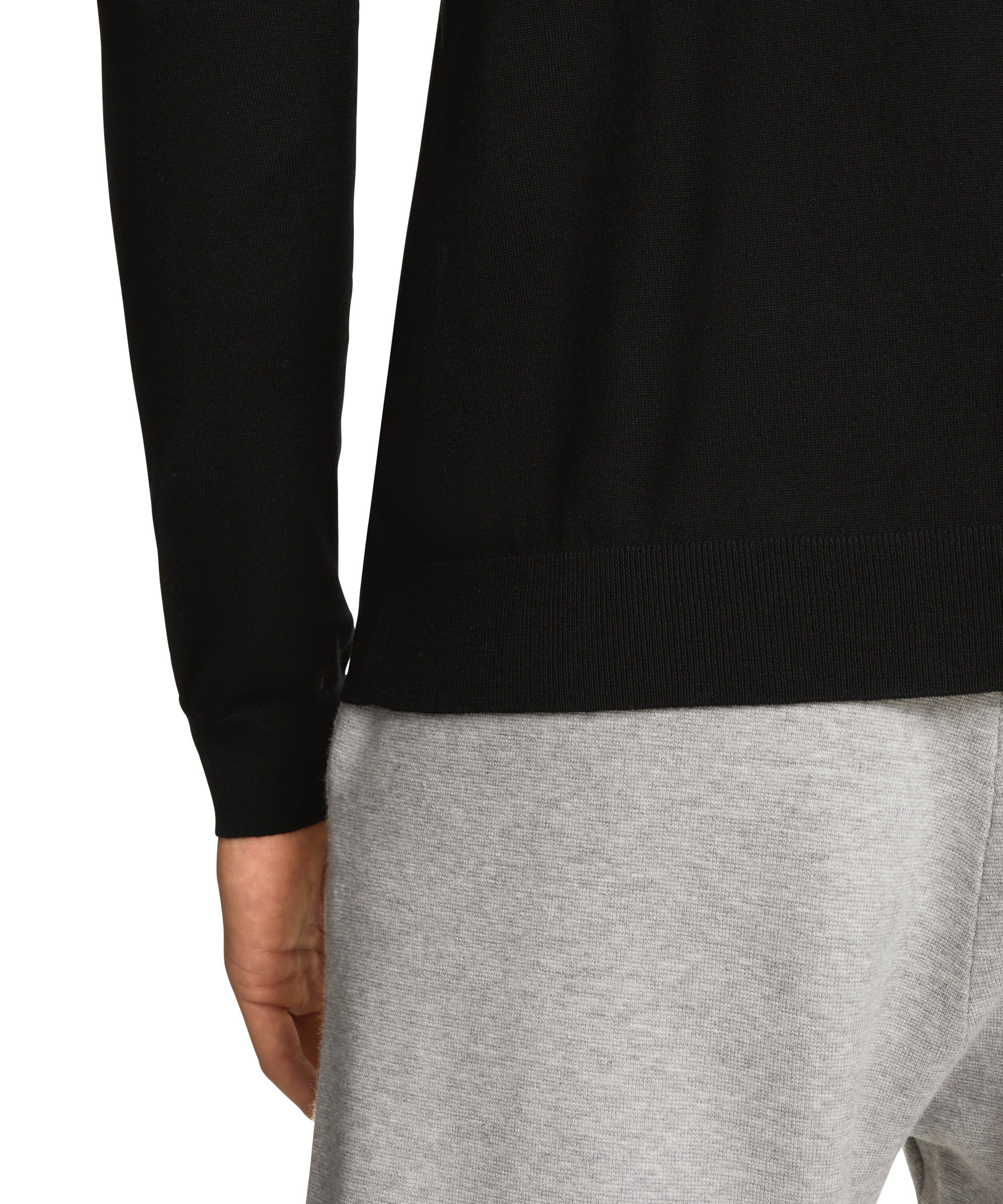 FALKE Strickpullover Pullover aus ultrafeiner Merinowolle (1-tlg) aus ultrafeiner Merinowolle