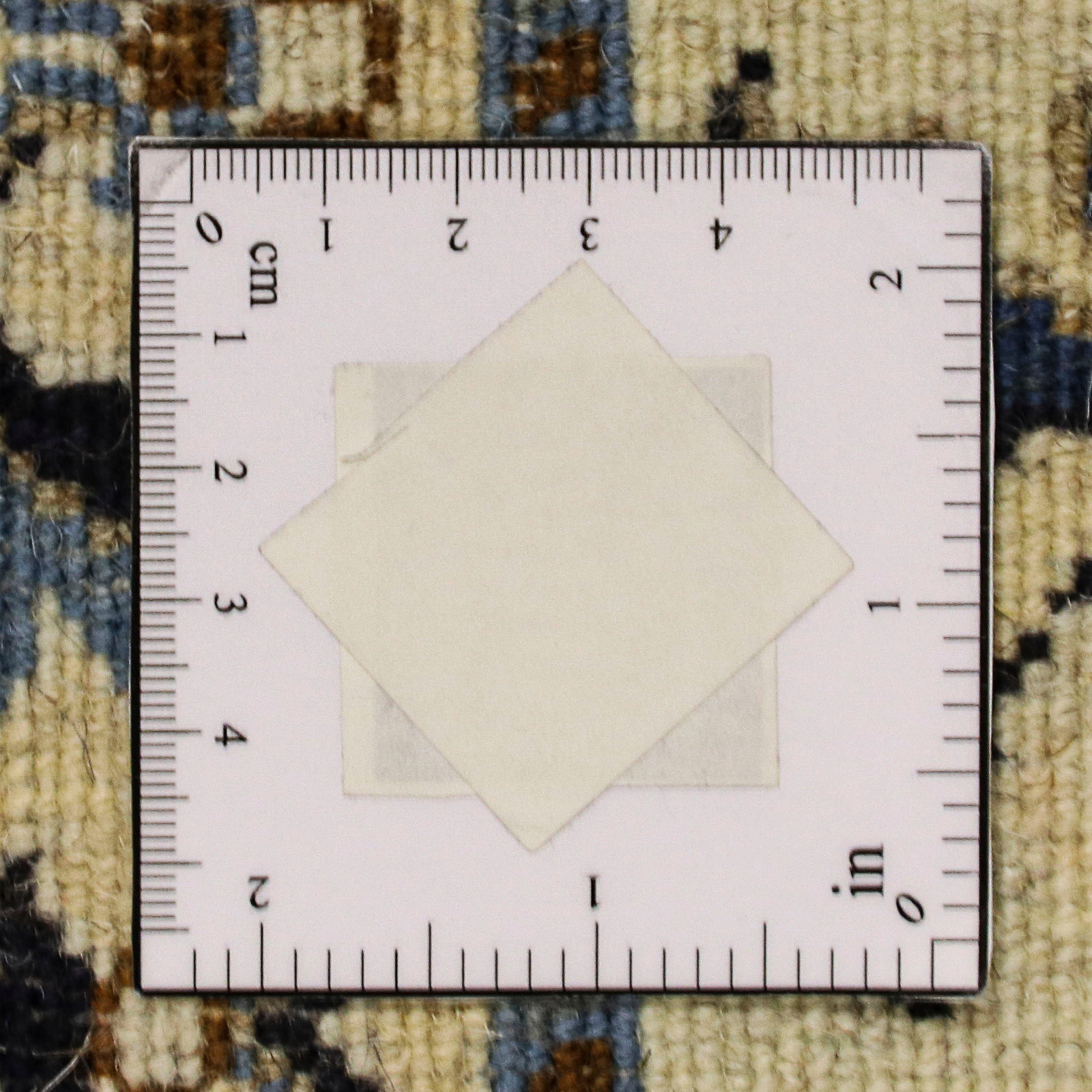 Höhe: Orientteppich cm x Einzelstück Perser rechteckig, Zertifikat 12 beige, mm, Handgeknüpft, morgenland, - 80 - Wohnzimmer, - 194 Nain mit