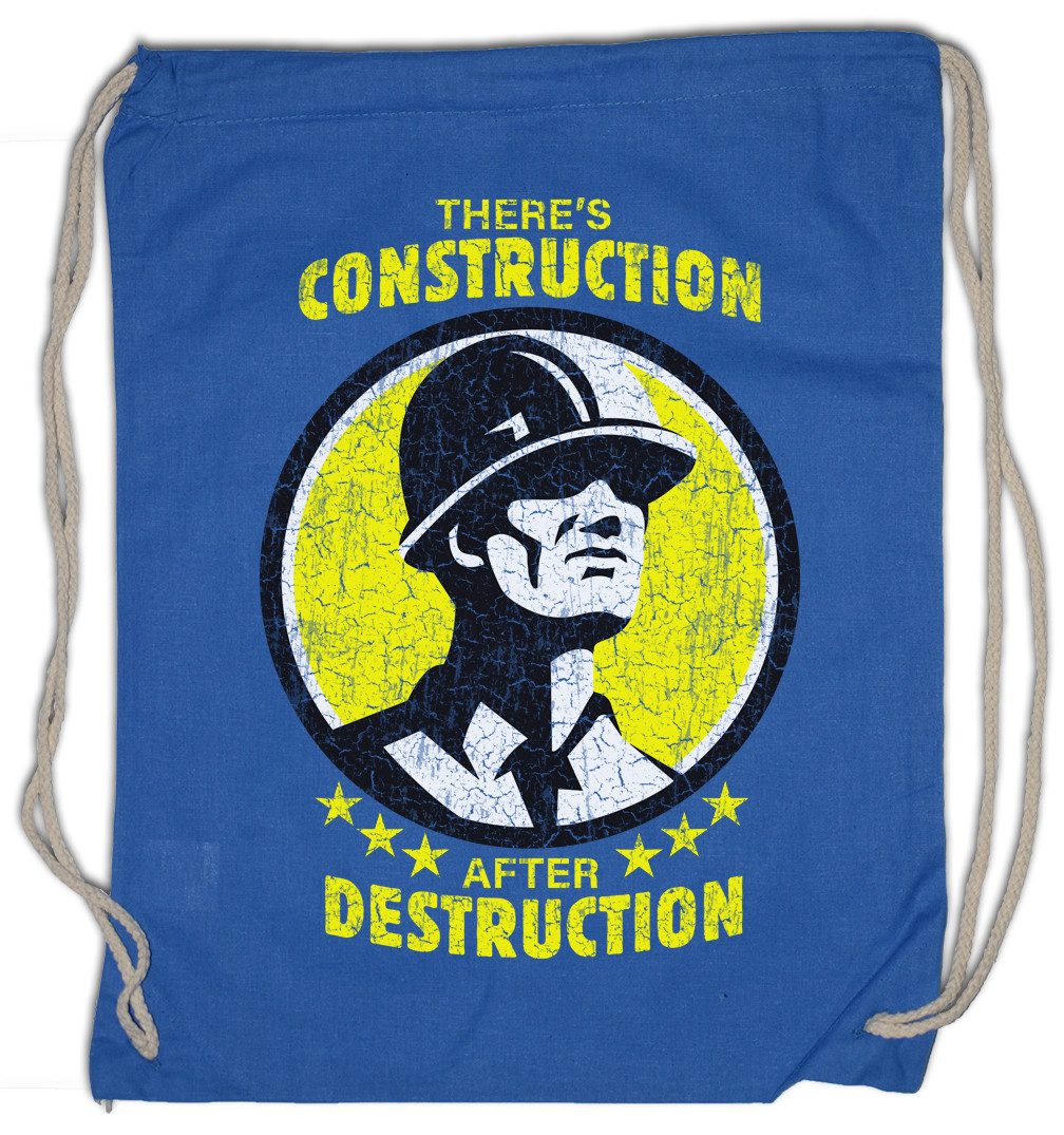 Turnbeutel Construction After Destruction Turnbeutel Handwerker Maurer Mason