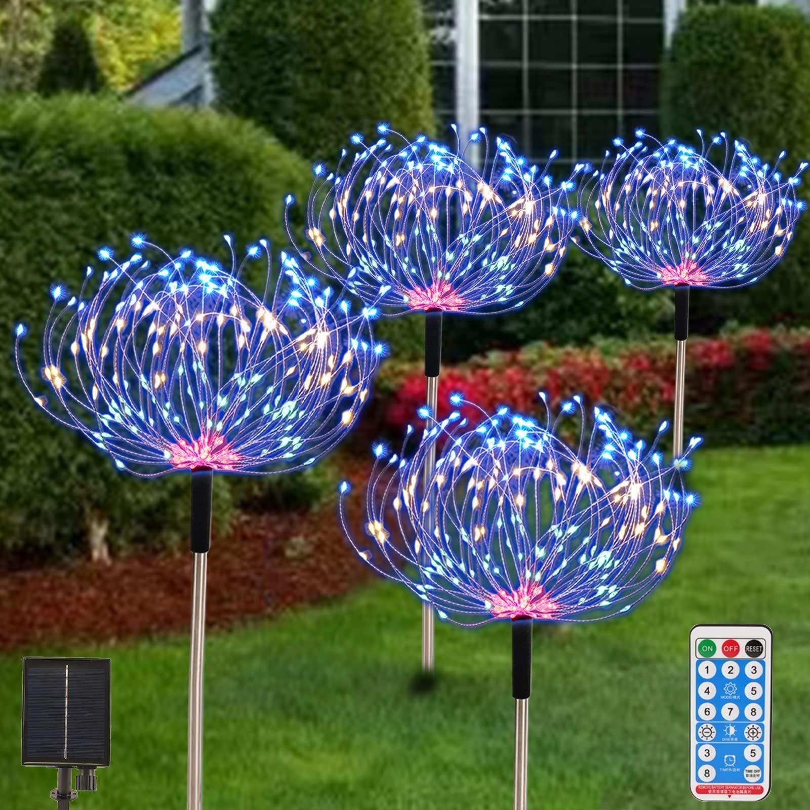 BlingBin LED Solarleuchte Gartendekoration Solar-Gartenleuchte für günstig online kaufen