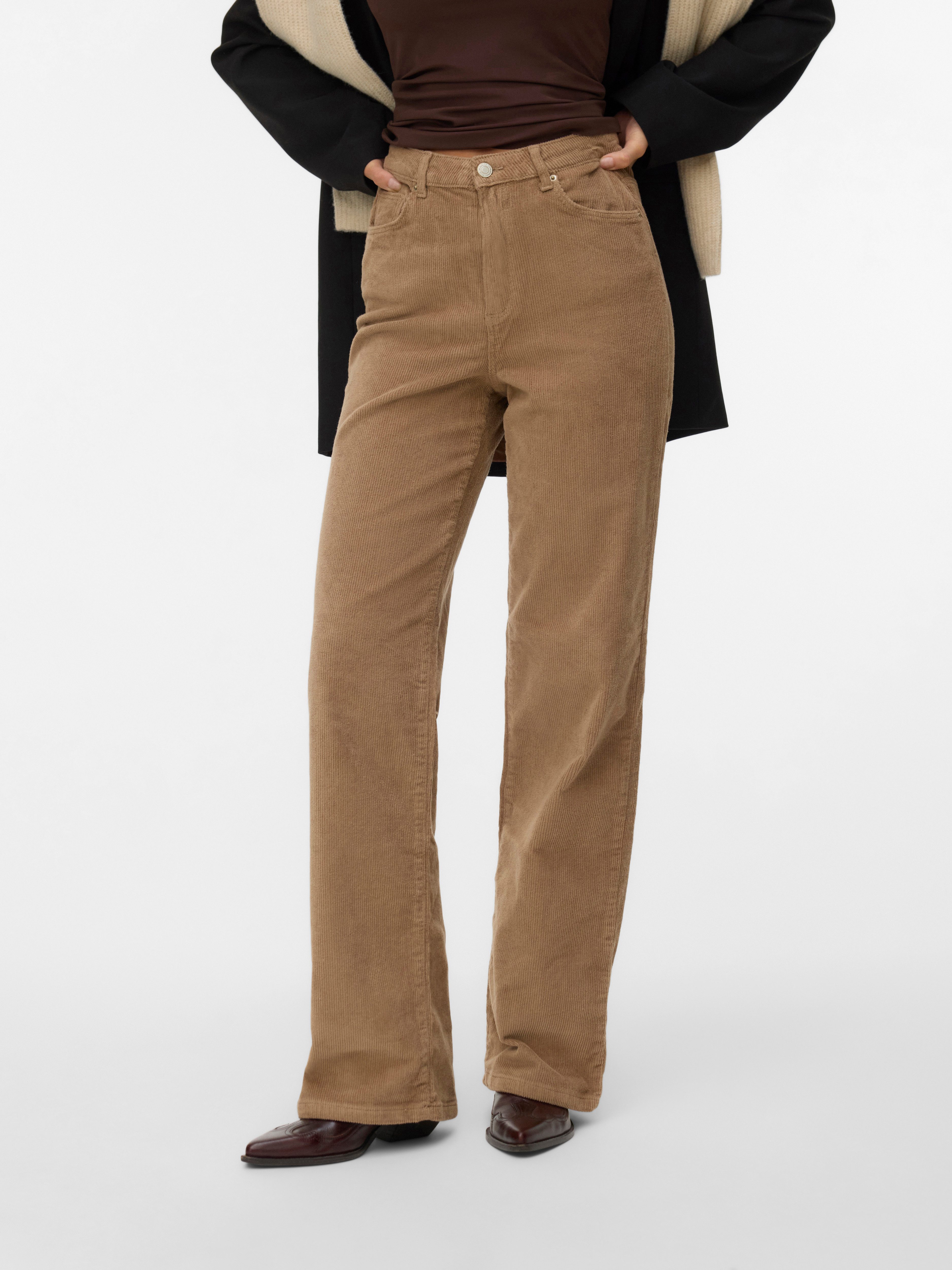 Vero Moda Cordhose VMTESSA HR WIDE CORDUROY PANTS GA NOOS günstig online kaufen