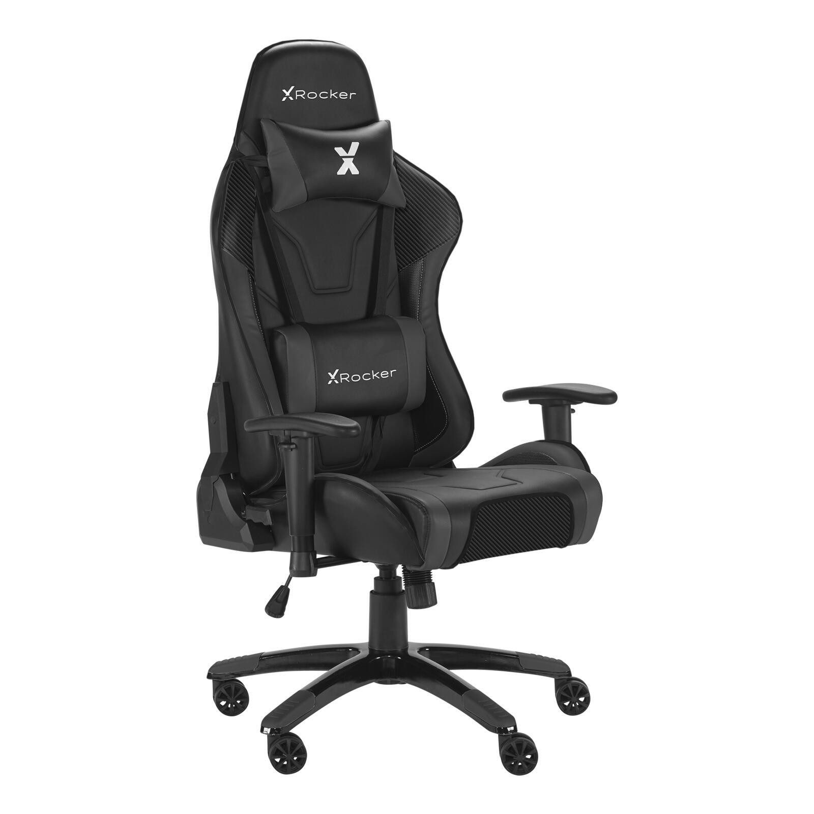 X Rocker Gaming-Stuhl Agility ESports Gaming-Bürodrehstuhl - schwarz