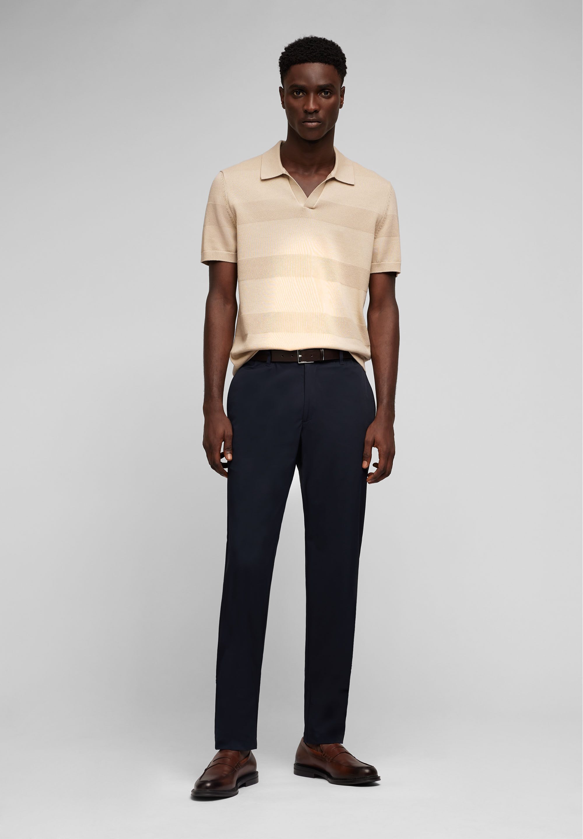 HECHTER PARIS Poloshirt (1-tlg) aus 100% Baumwolle