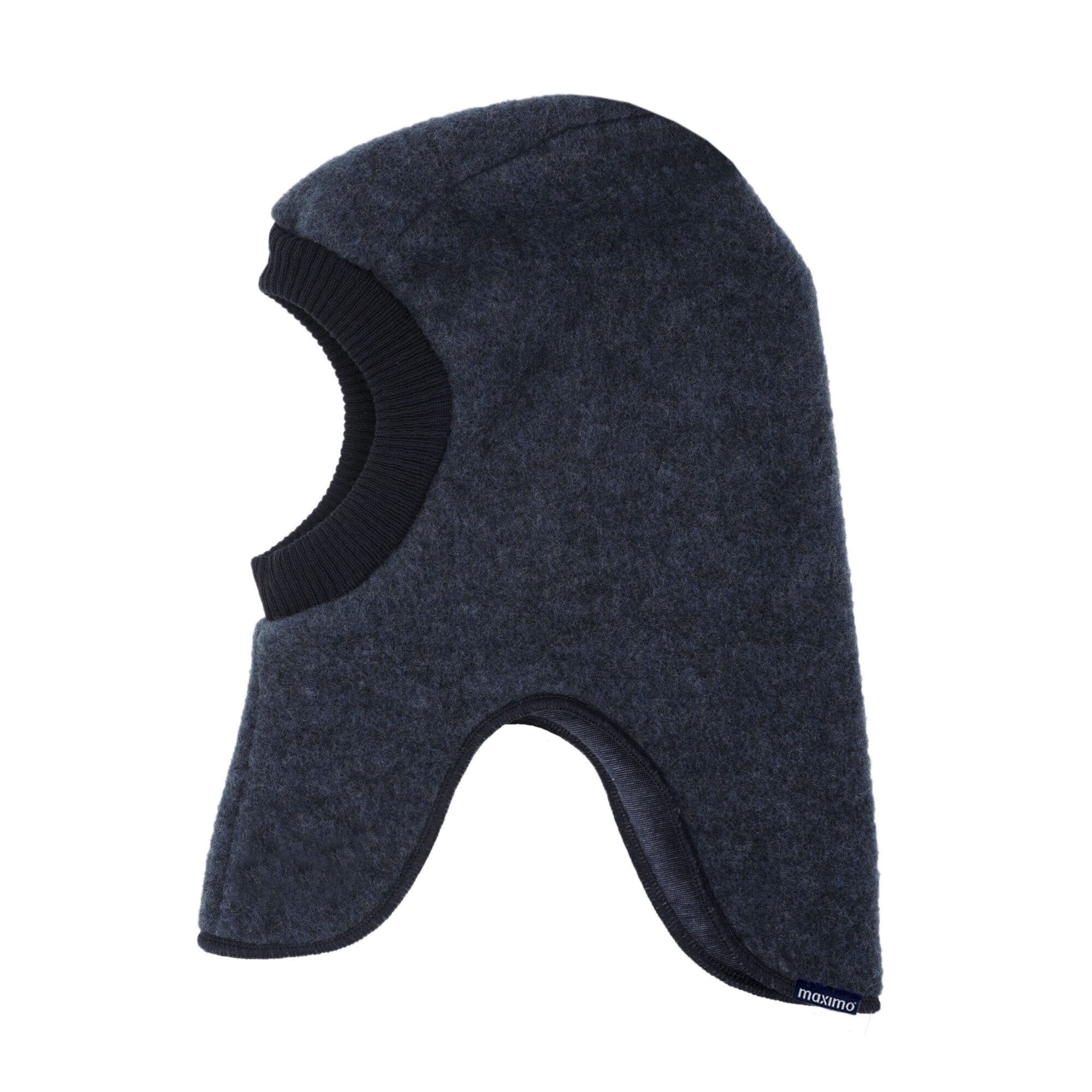 MAXIMO Schlupfmütze GOTS MINI-Schlupfmütze Wollfleece, Jerseyfutter (1-St) Wollfleece