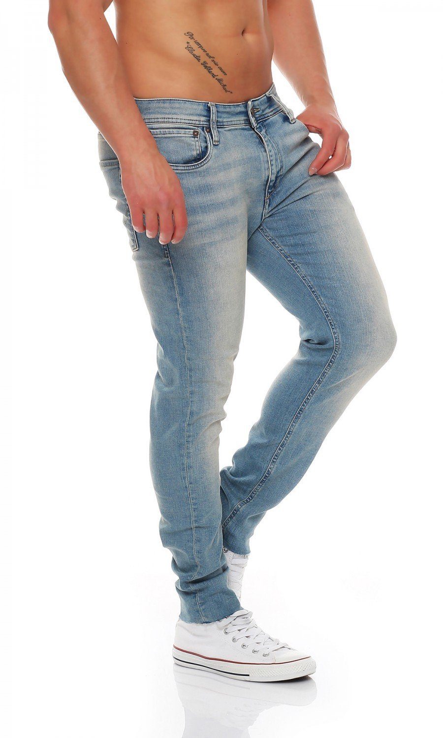 Jack & Jones Skinny-fit-Jeans Fit Cropped Jack Herren & Jones Skinny Ben Jeans
