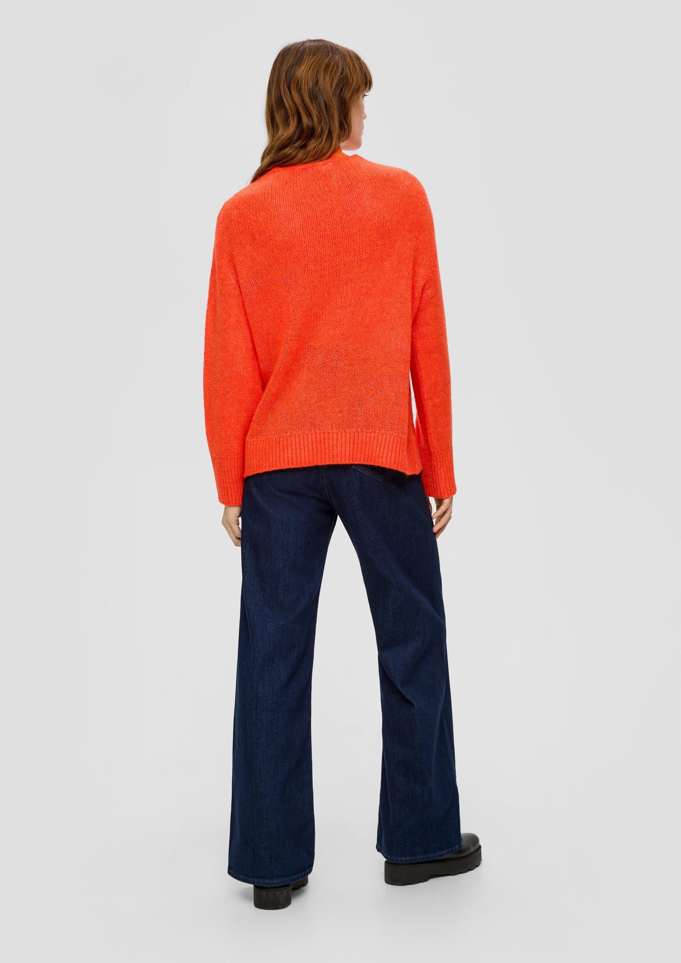 s.Oliver Longpullover Strickpullover Flauschiger Strickpullover