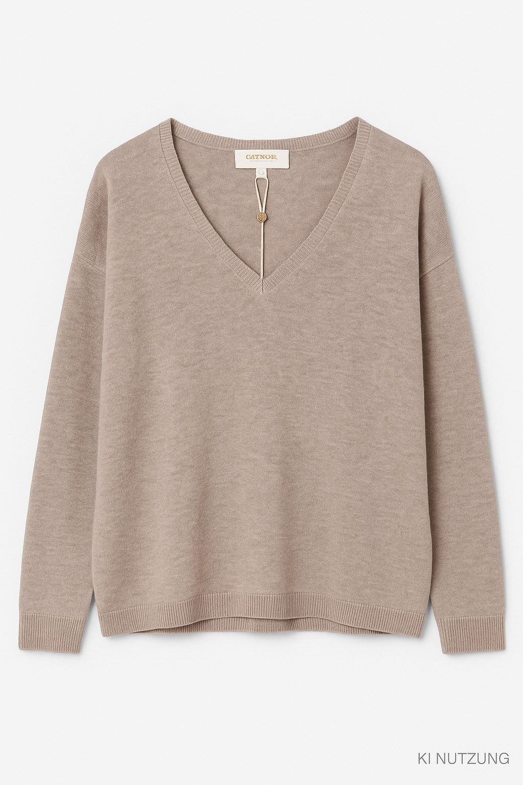 CATNOIR Wollpullover Pullover CATNOIR Taupe