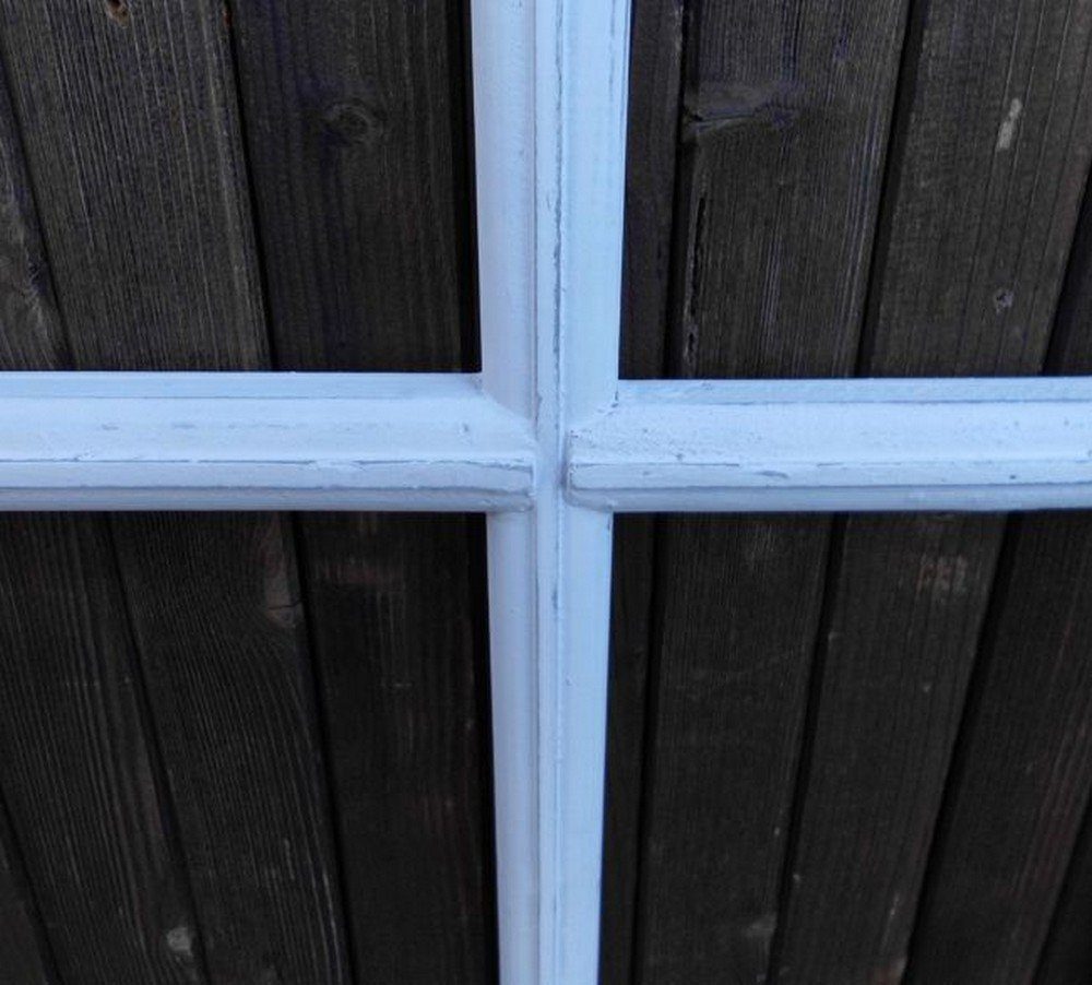 Deko-Impression Wanddekoobjekt Fenster Sprossenfenster Bilderrahmen Wanddekoration Holz weiss 60 x 40 (1 St) – Bild 3 von 4