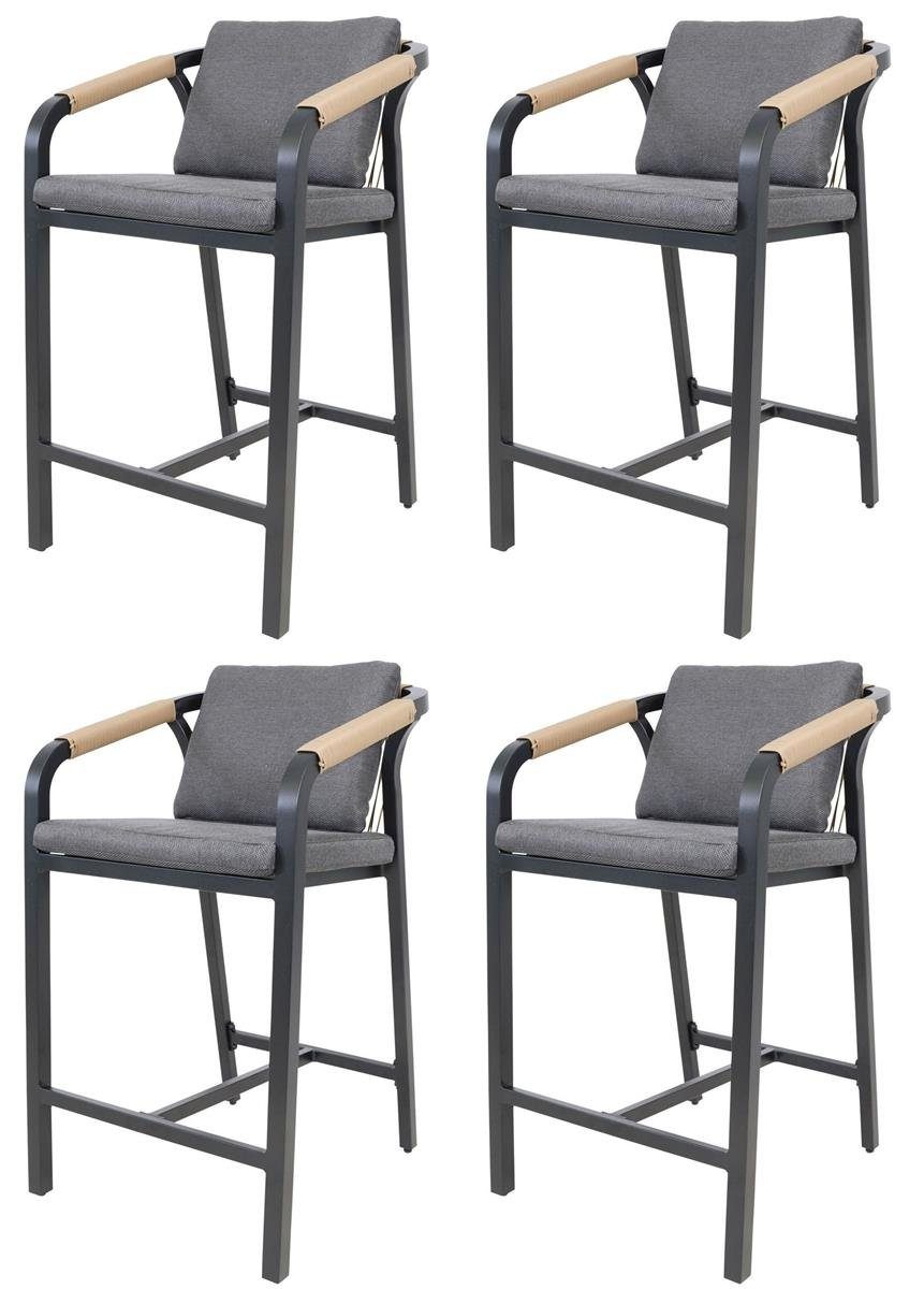 Barhocker Lesli Living Barstuhl im 4er-Set "Rimini Black"