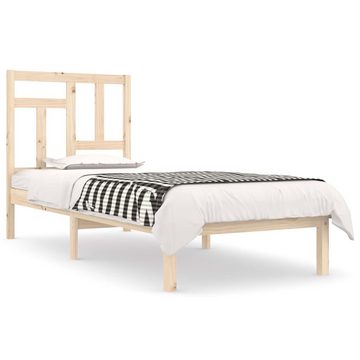 vidaXL Bett Massivholzbett Kiefer 90x190 cm