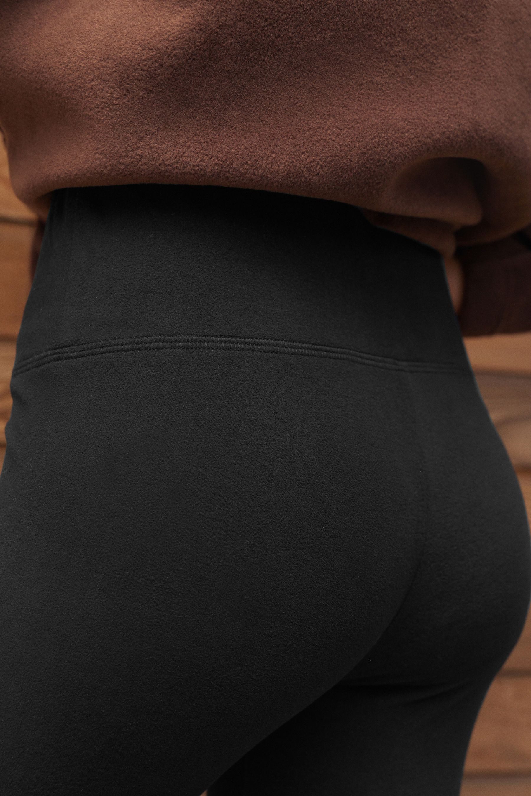 Next Leggings Kuschelige Fleece-Leggings, Kurzgröße (1-tlg)