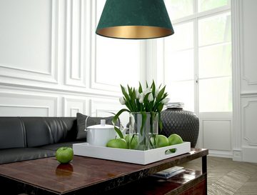 ONZENO Pendelleuchte Big bell Elegant Cheery 50x27x27 cm, einzigartiges Design und hochwertige Lampe