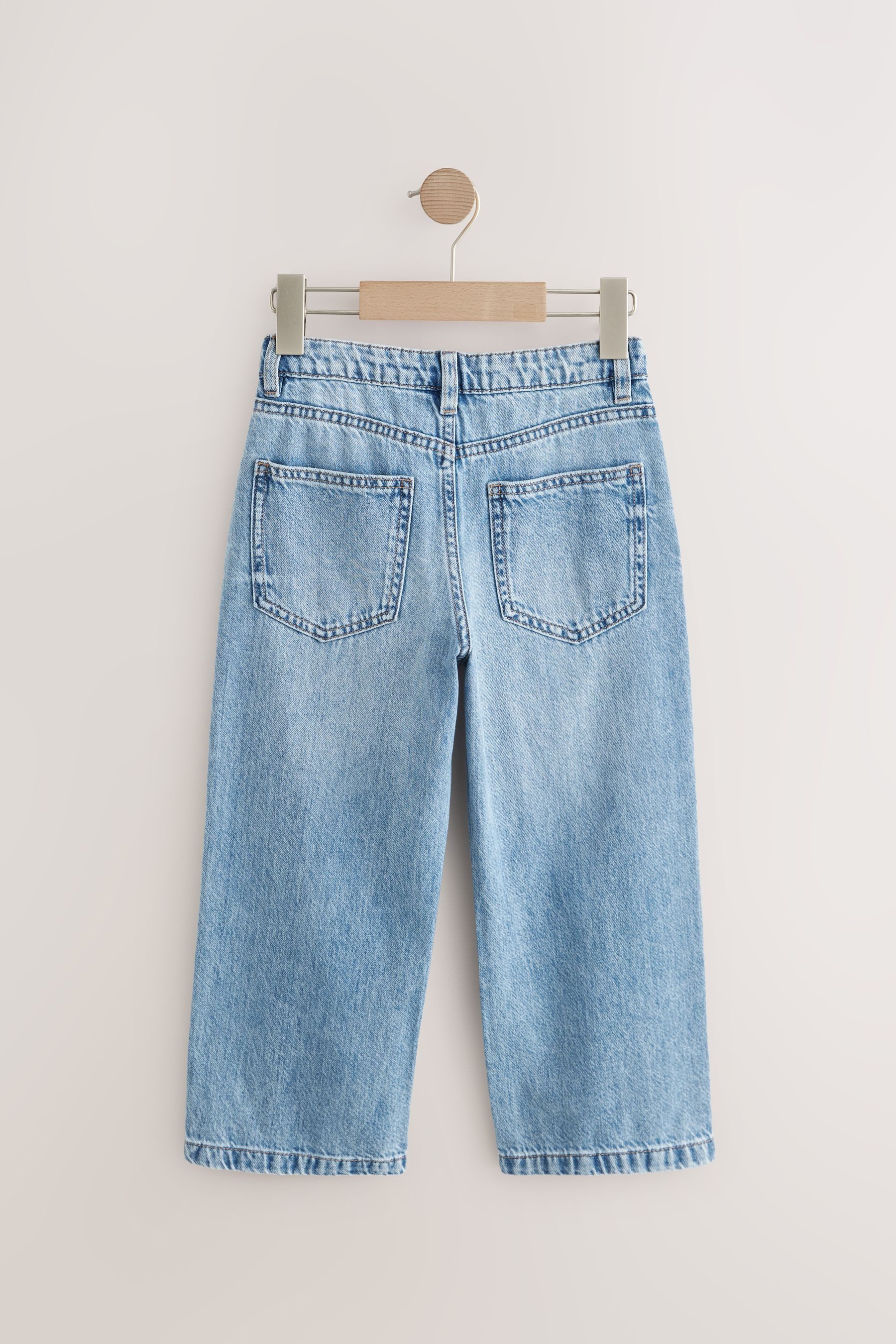 Next Weite Jeans Authentische Denim-Jeans, weite günstig online kaufen
