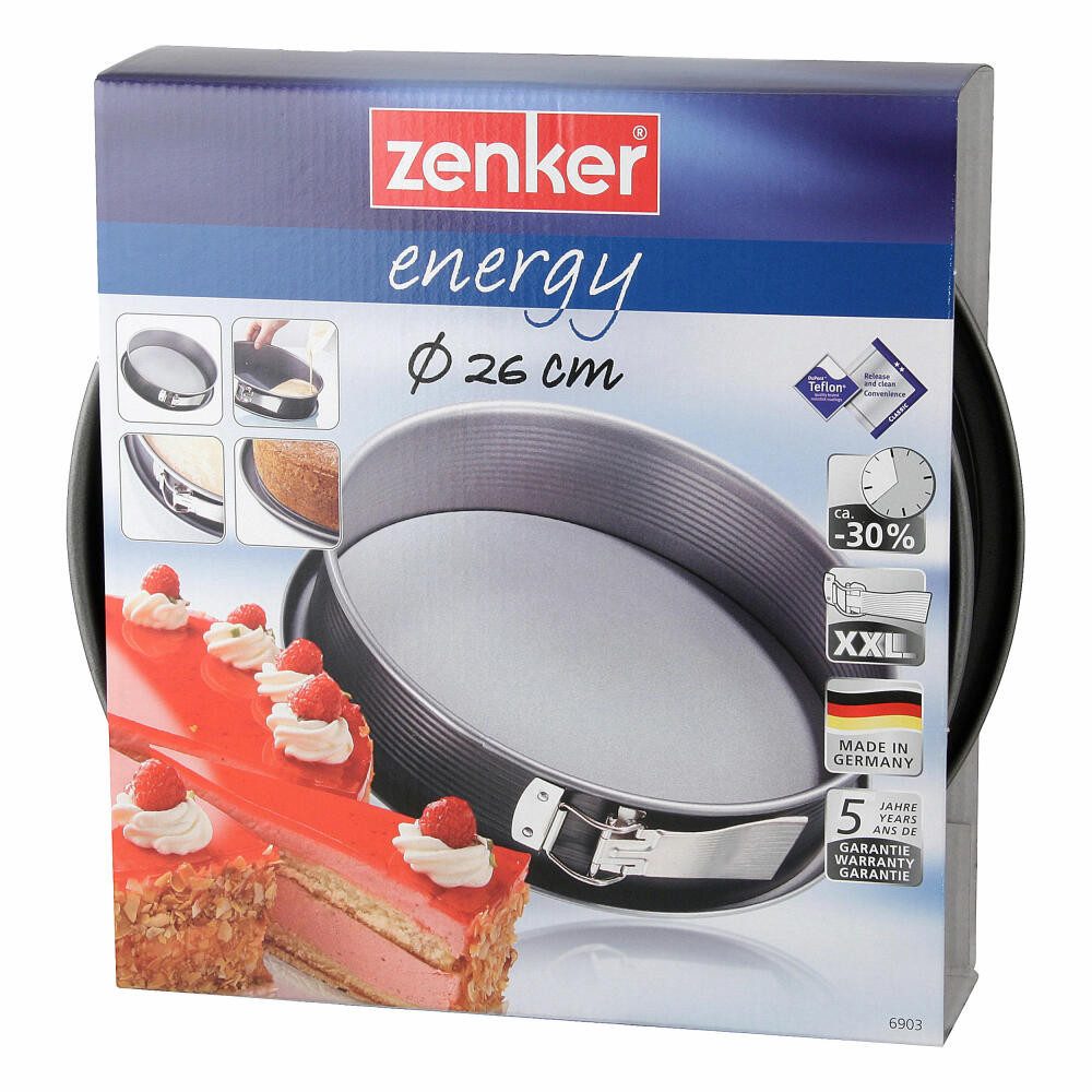 Zenker Springform Energy mit Flachboden 26 cm