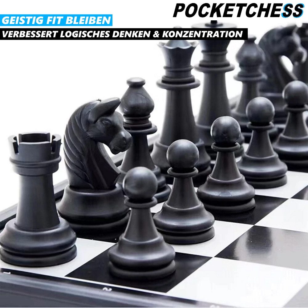 MAVURA Lernspielzeug POCKETCHESS Mini Schachspiel Schachbrett günstig online kaufen