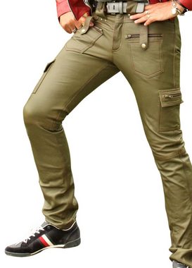 Be Noble Lederhose Cargo Cargo Lederhose mit vielen Details