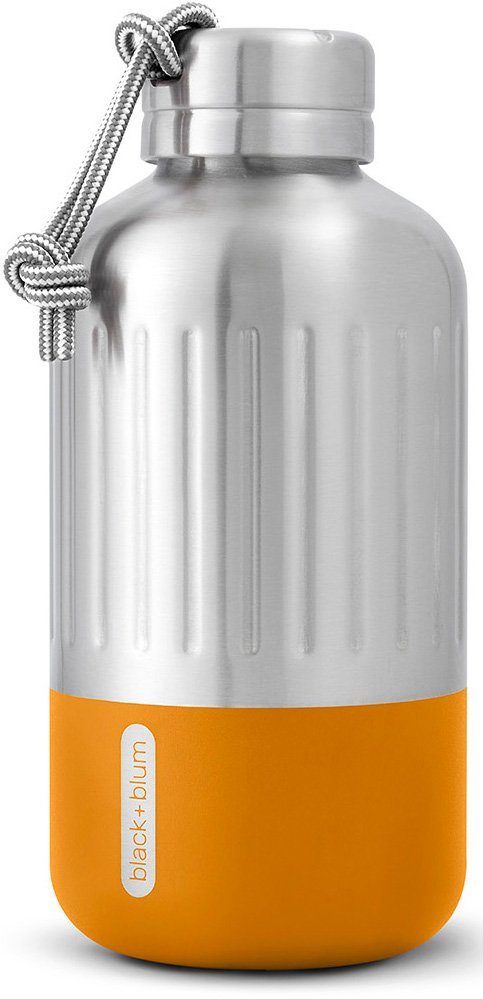 black+blum Isolierflasche Explorer, Edelstahl, ml 650 orange