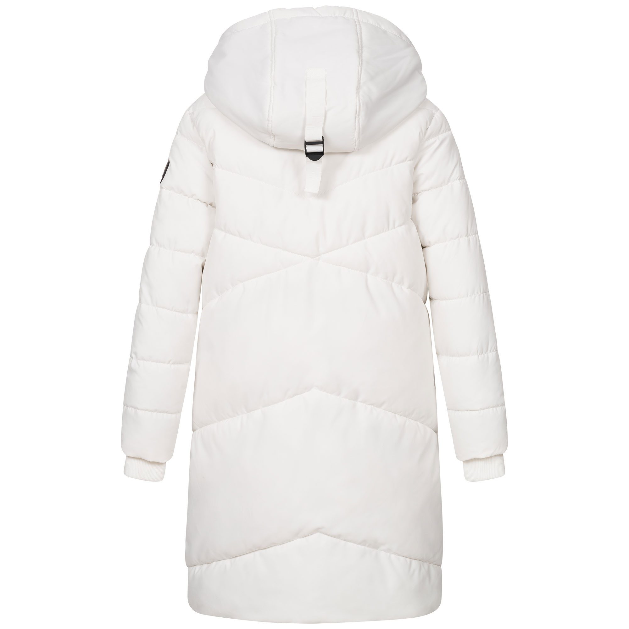 SUBLEVEL Steppjacke Damen Mantel mit Kapuze lange Winter Jacke Langer Parka günstig online kaufen