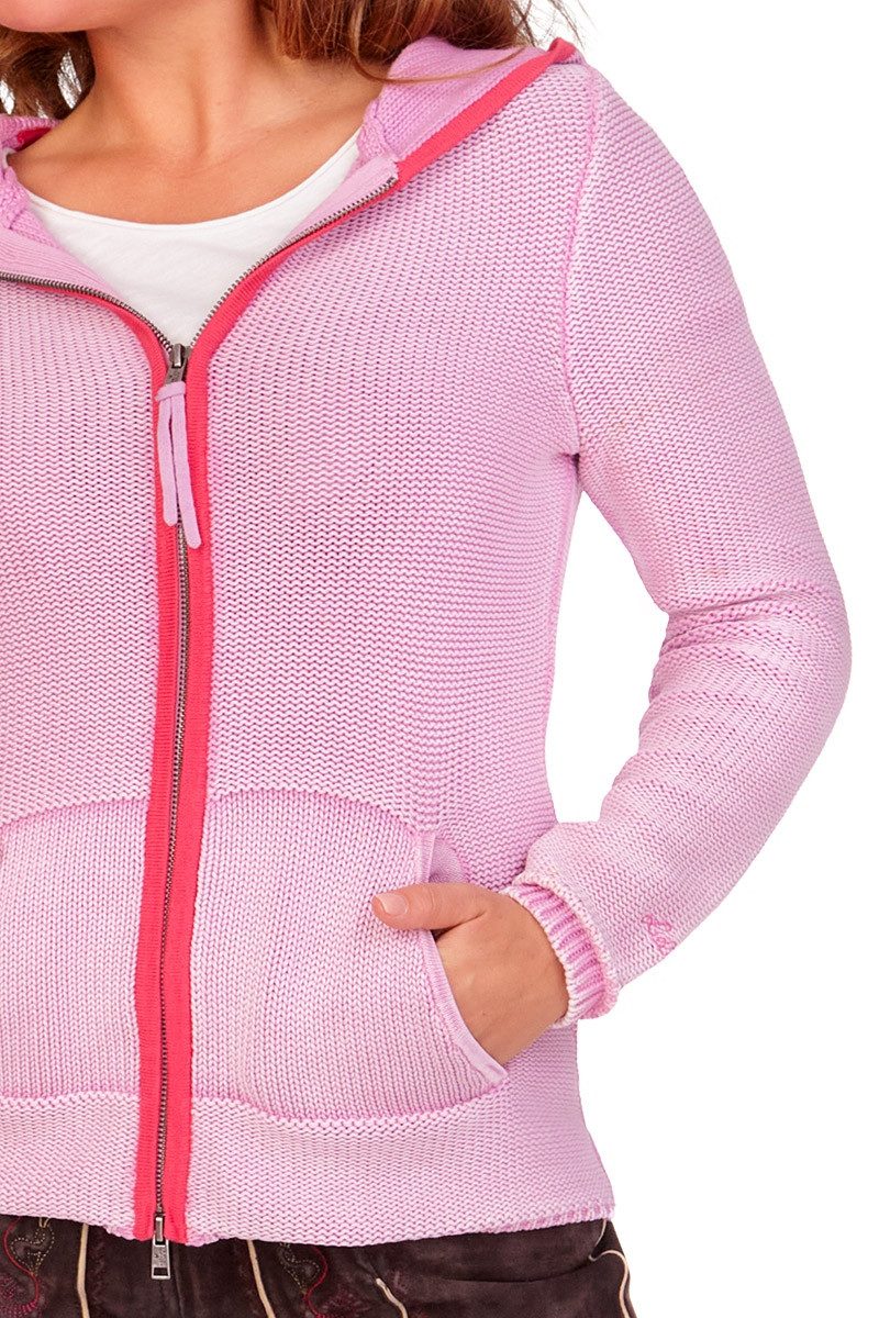 Lieblingsstück Trachtenstrickjacke Strickjacke Damen - ZAKI - rosa