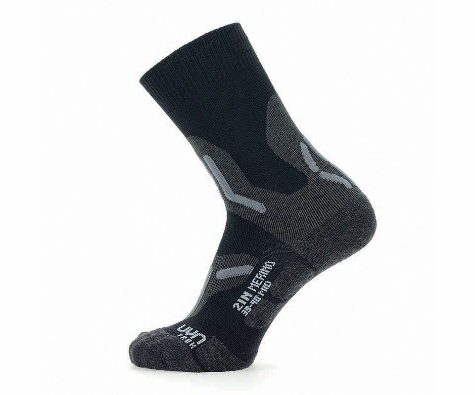 Wandersocken Man Trekking 2in merino socks grey/anthracite
