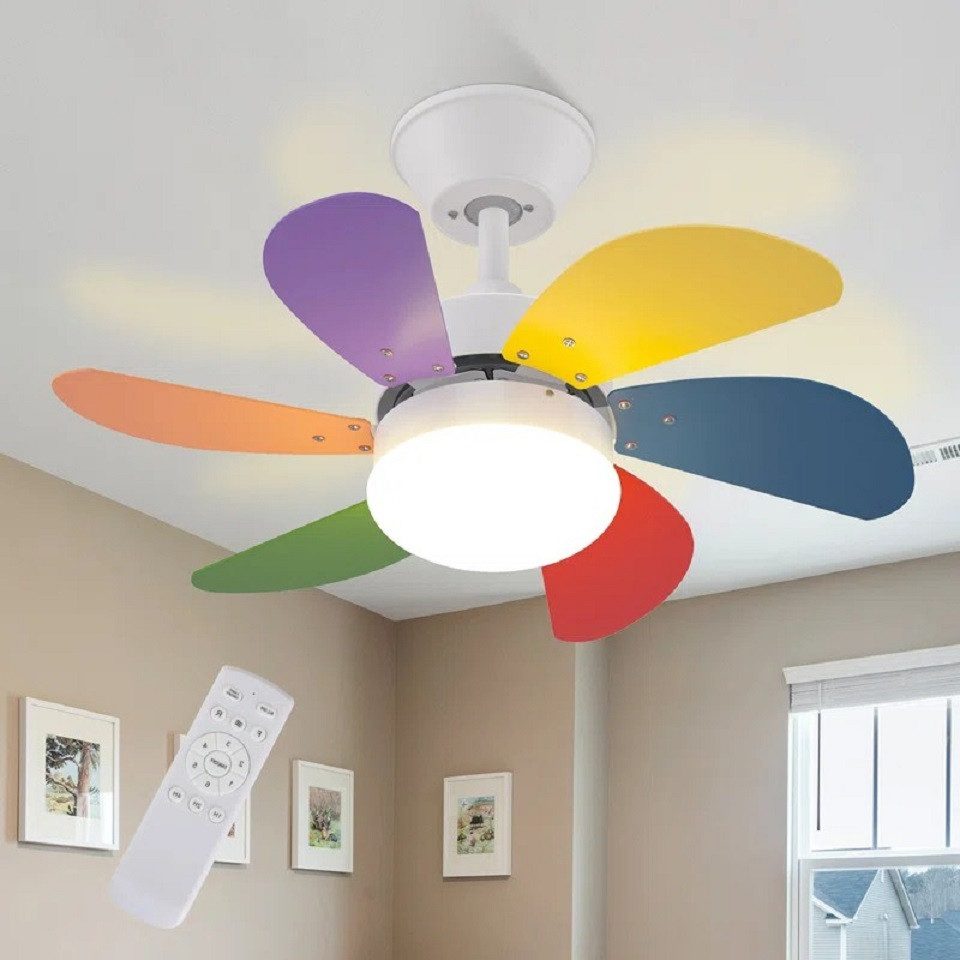 ZMH Deckenventilator Mit Licht und Fernbedienung günstig online kaufen