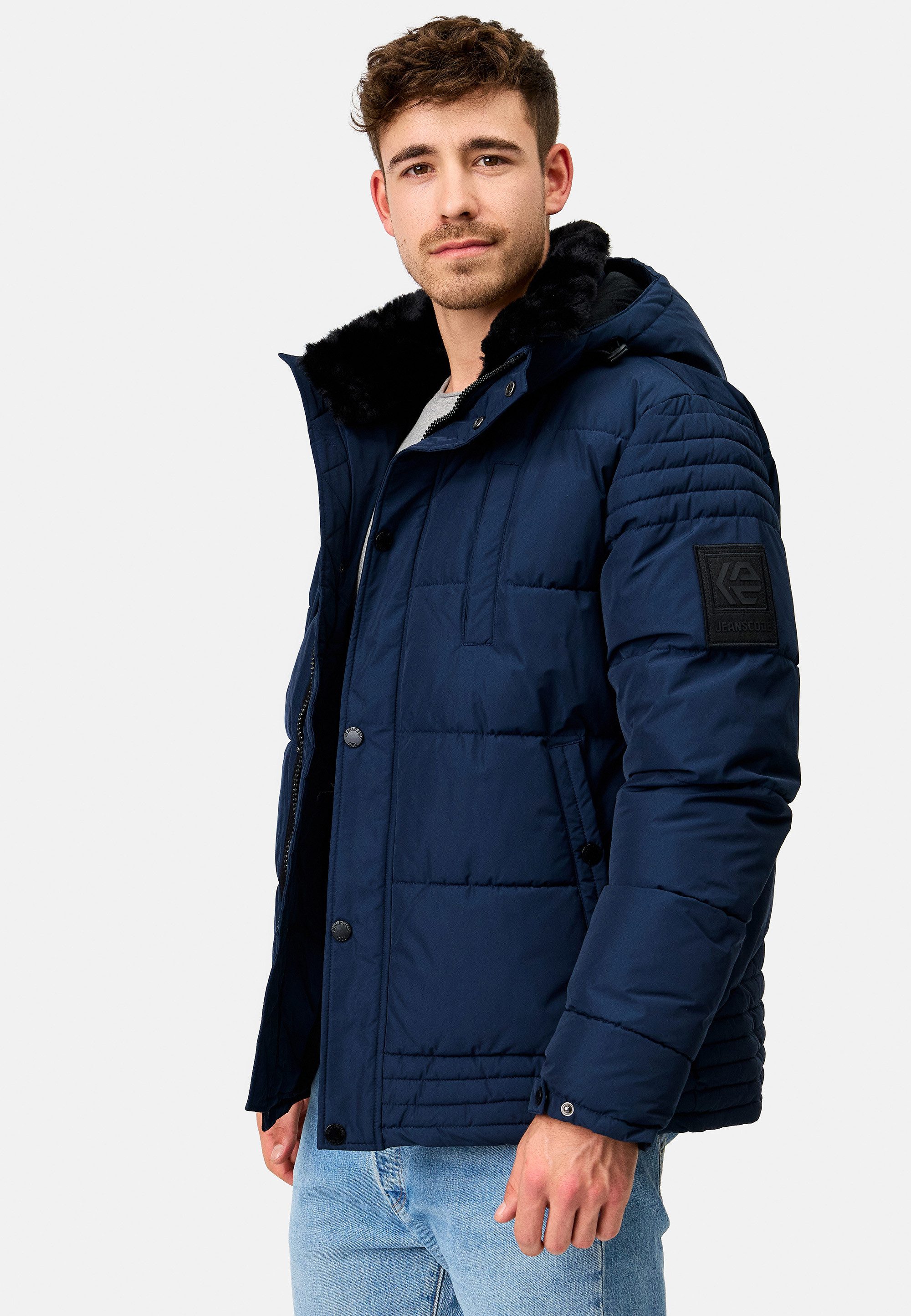Indicode Winterjacke Herren INBlaise Jacke Winter Herrenjacke