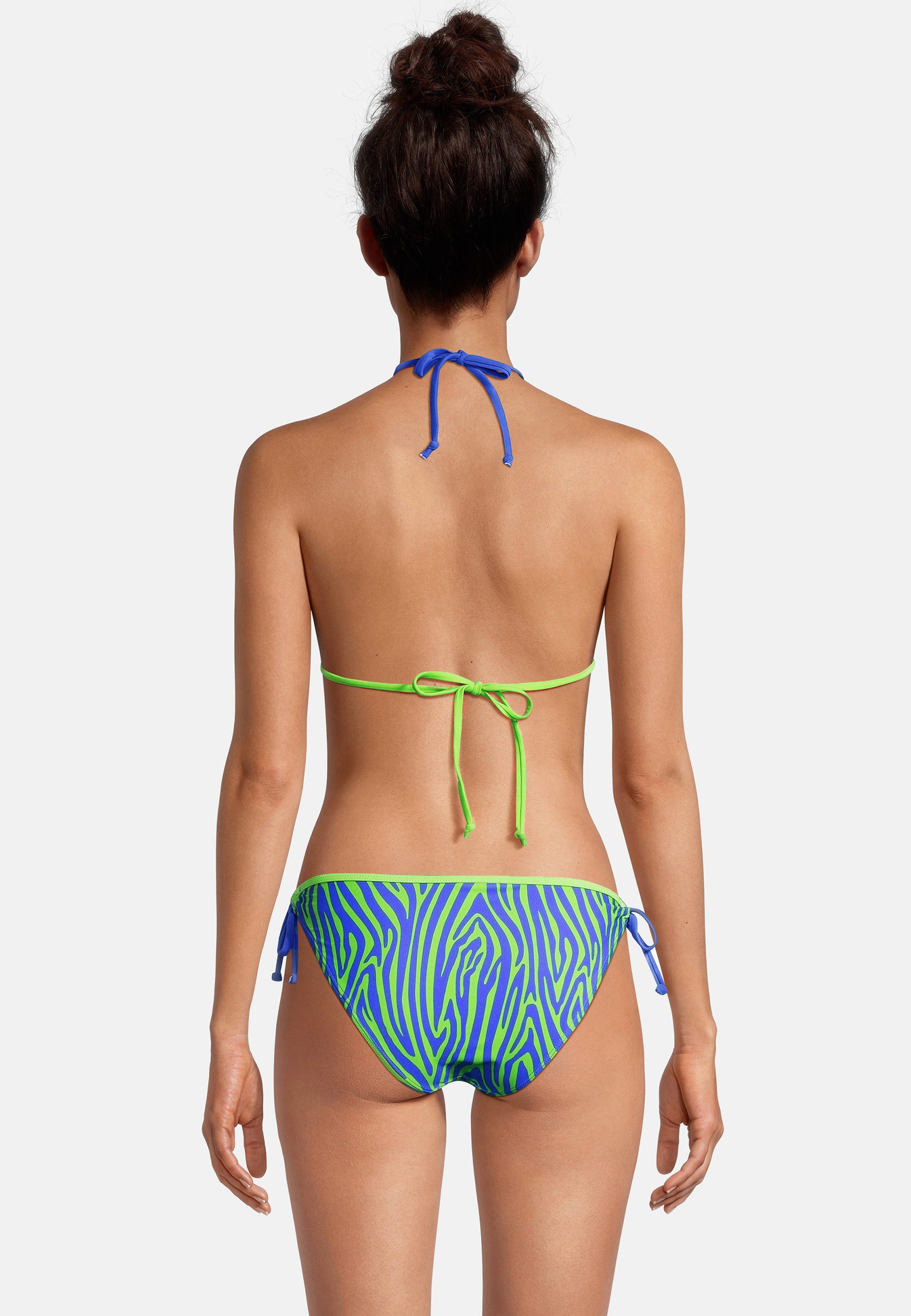 Beco Beermann Triangel-Bikini-Top Zebra Vibes (2-St), mit stylischen Farbakzenten