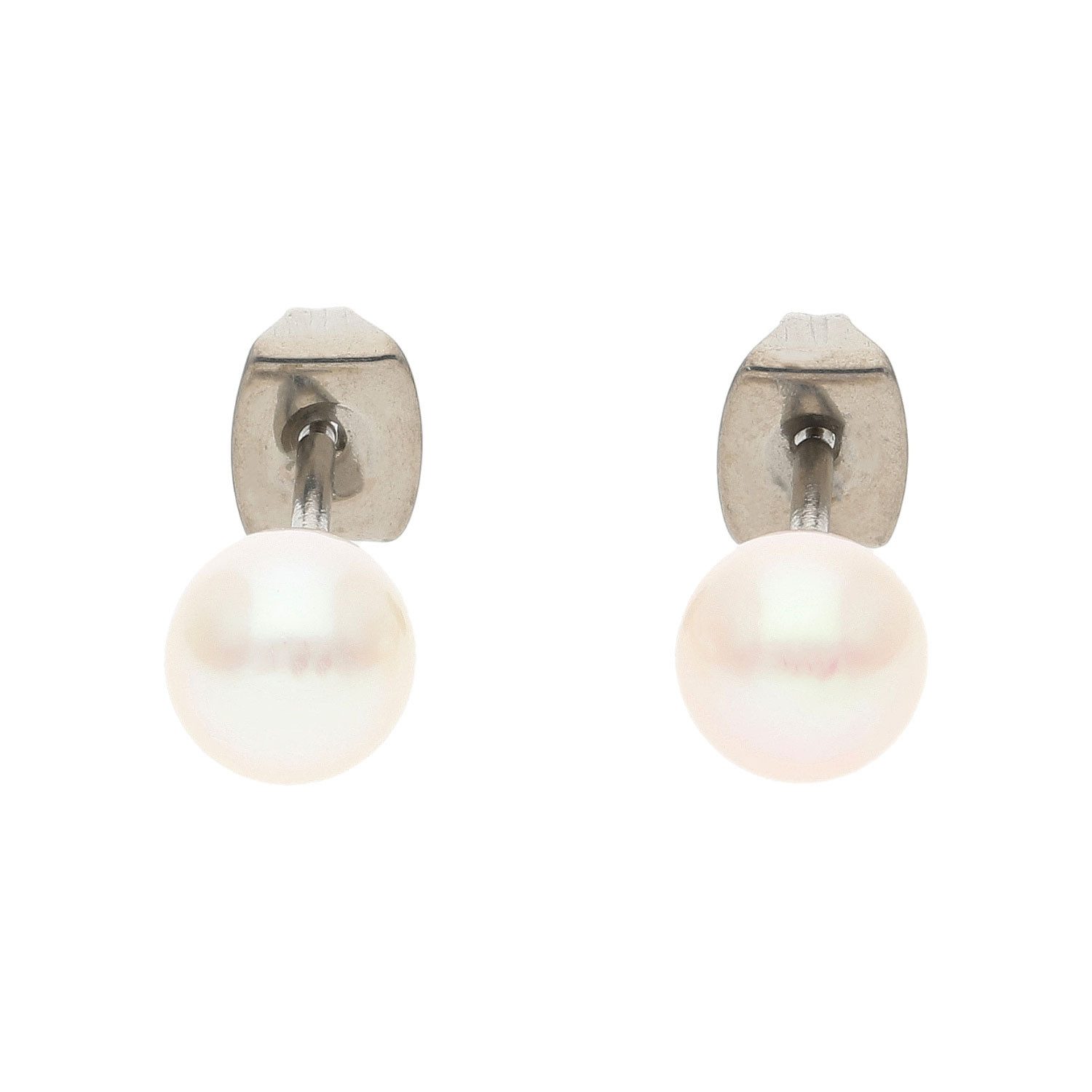 Boccia Paar Ohrstecker Boccia Ohrstecker 0535-01 Titan mit Süßwasserzuchtperle (kein Set, 2-tlg., inkl. edelm Schmucketui)